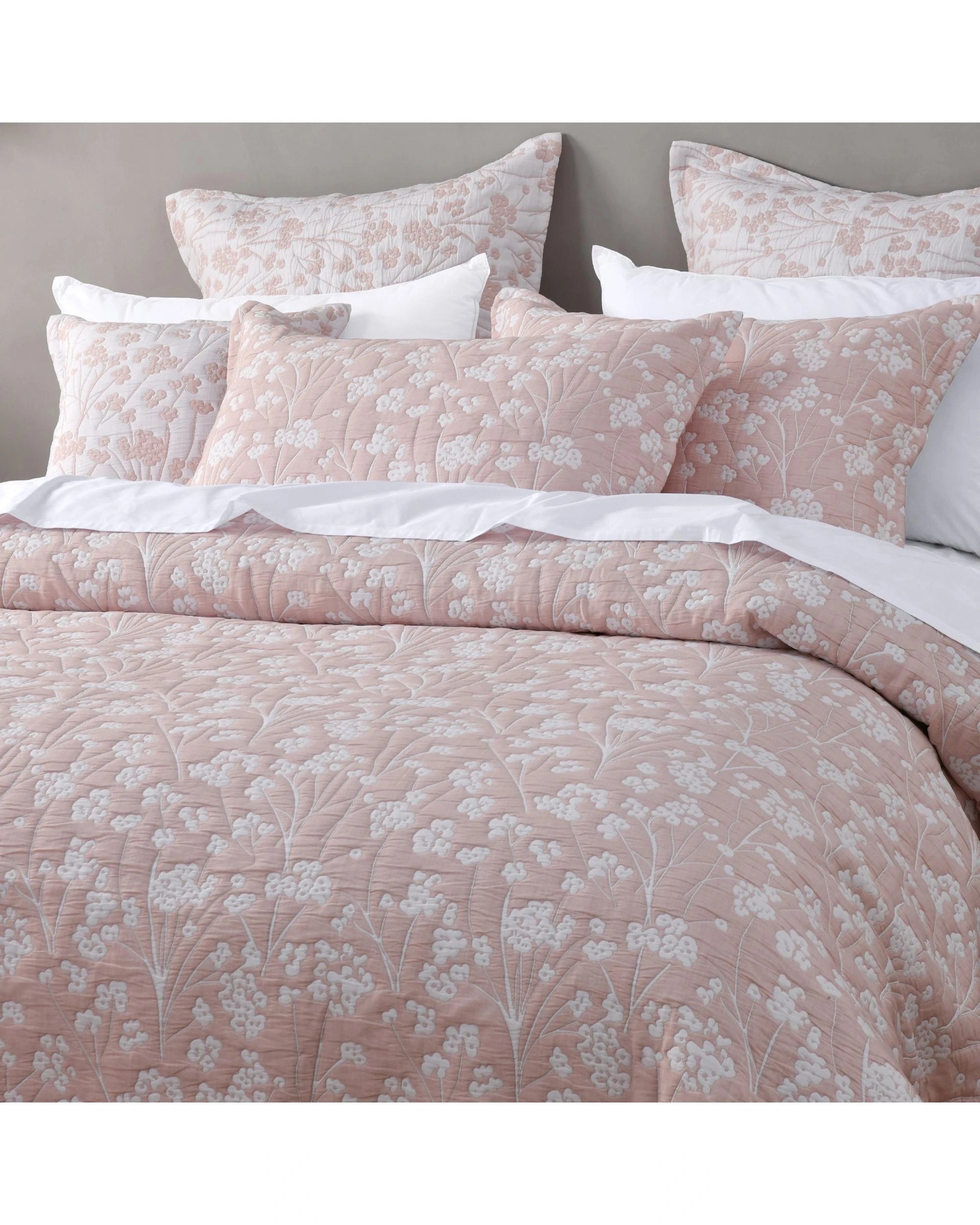3 Bianca Myra King Polyester Cotton Bedspread And Pillowcase Set - Pink, 3 of 4