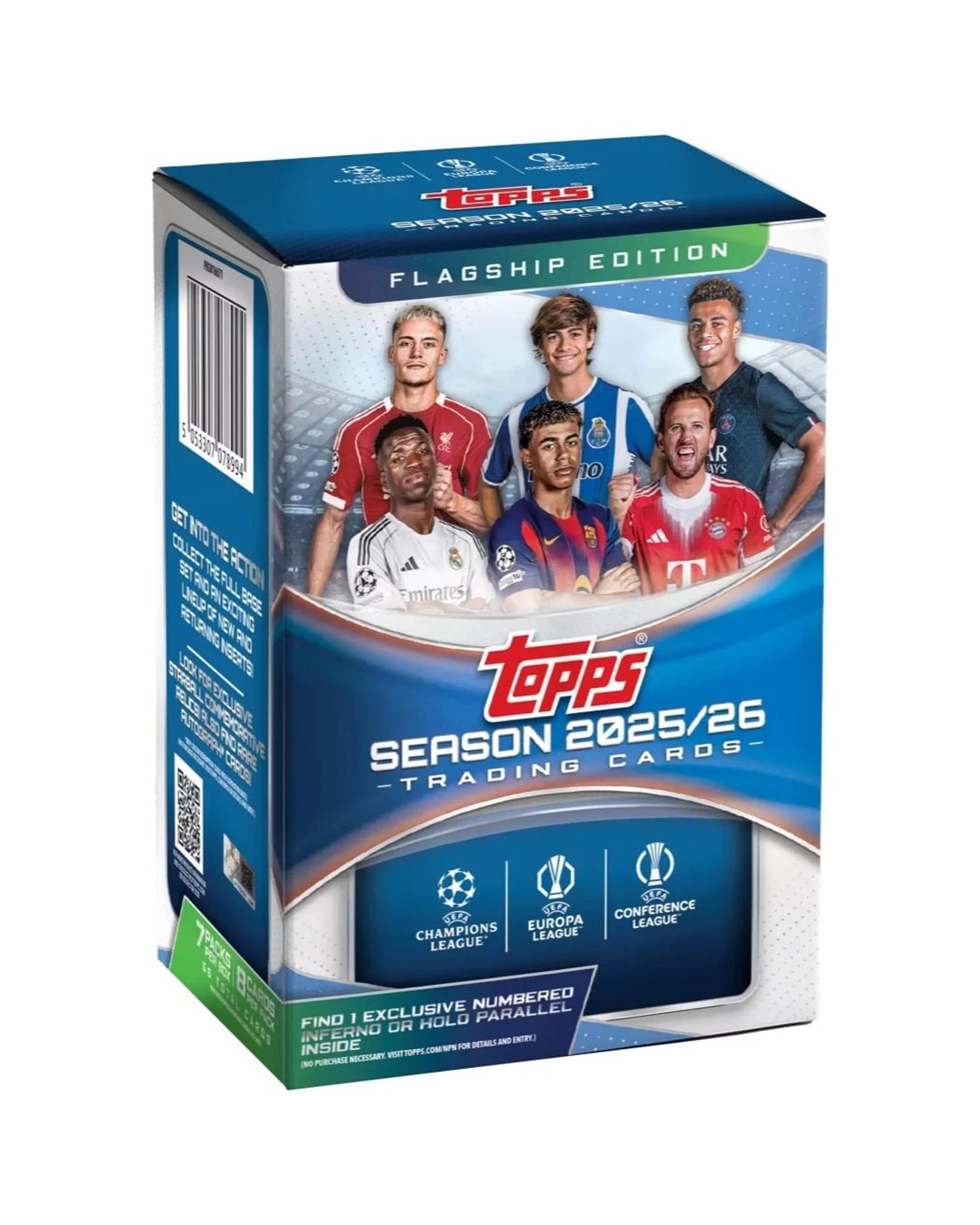 1 Topps 2025/2026 UEFA Club Competitions Soccer Blaster Box, 1 of 10