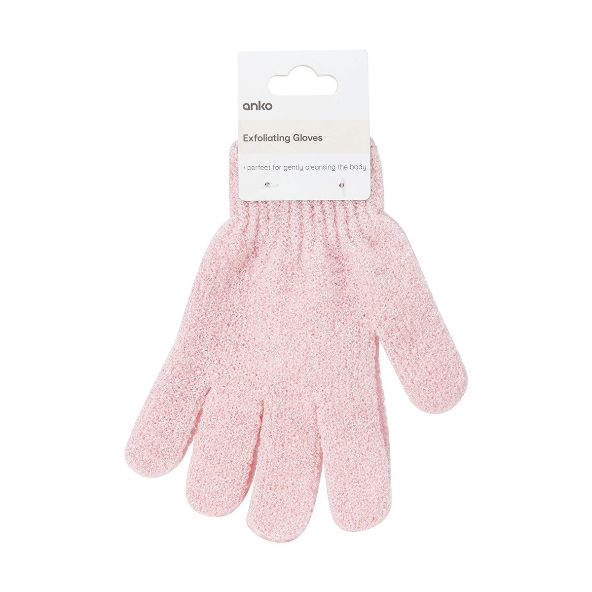 6 Exfoliating Gloves - Pink, 6 of 6