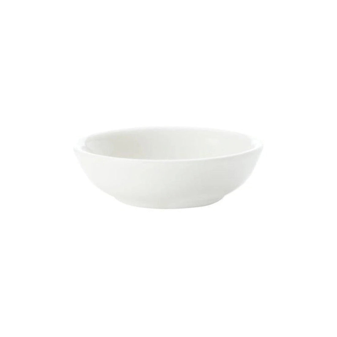 3 Maxwell & Williams Basics Round Sauce Bowl 7cm Porcelain Dinnerware Serveware
 - White, 3 of 3