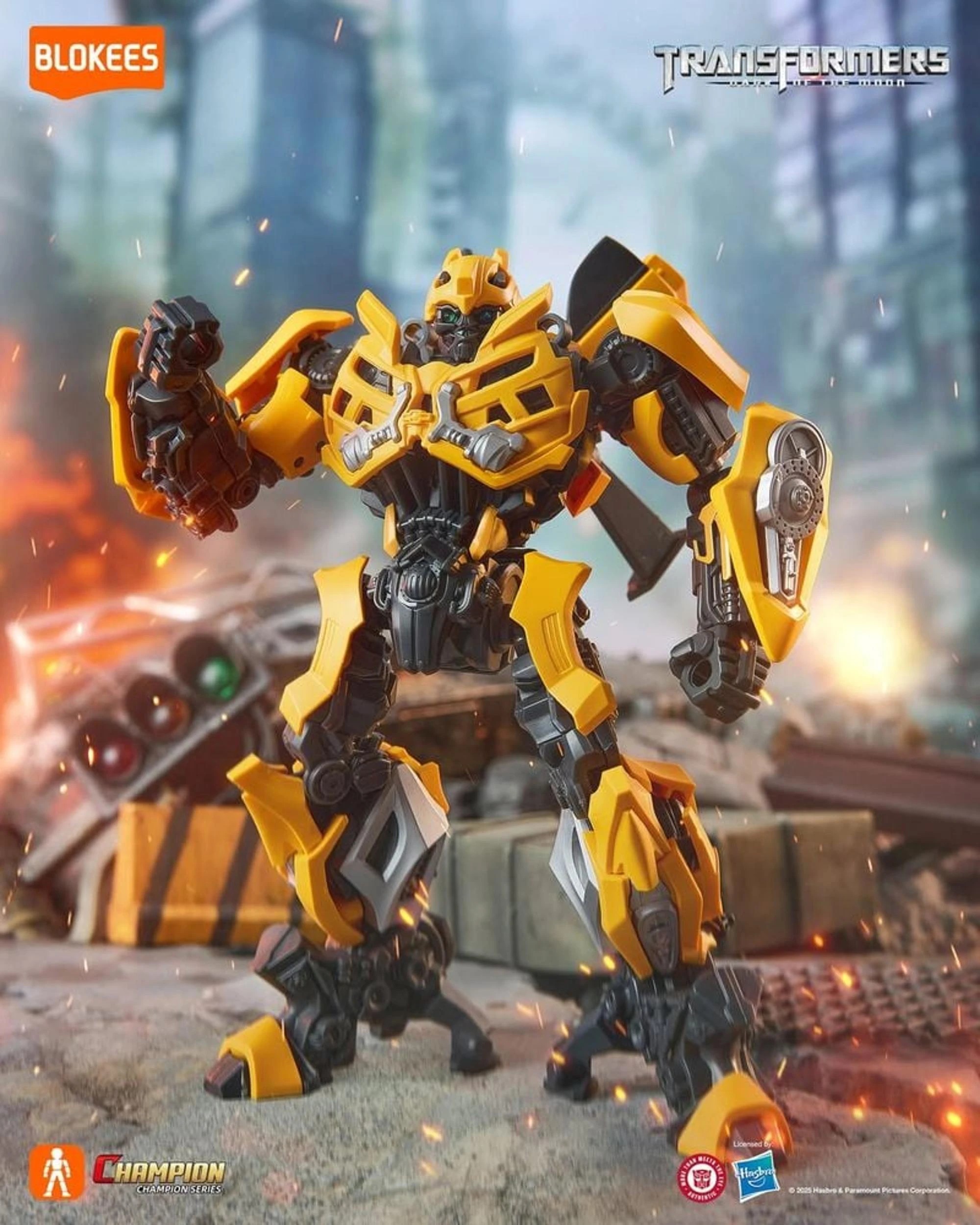 4 Blokees Transformers 3 Classic Class 23 BumbleBee Model Kit, 4 of 6