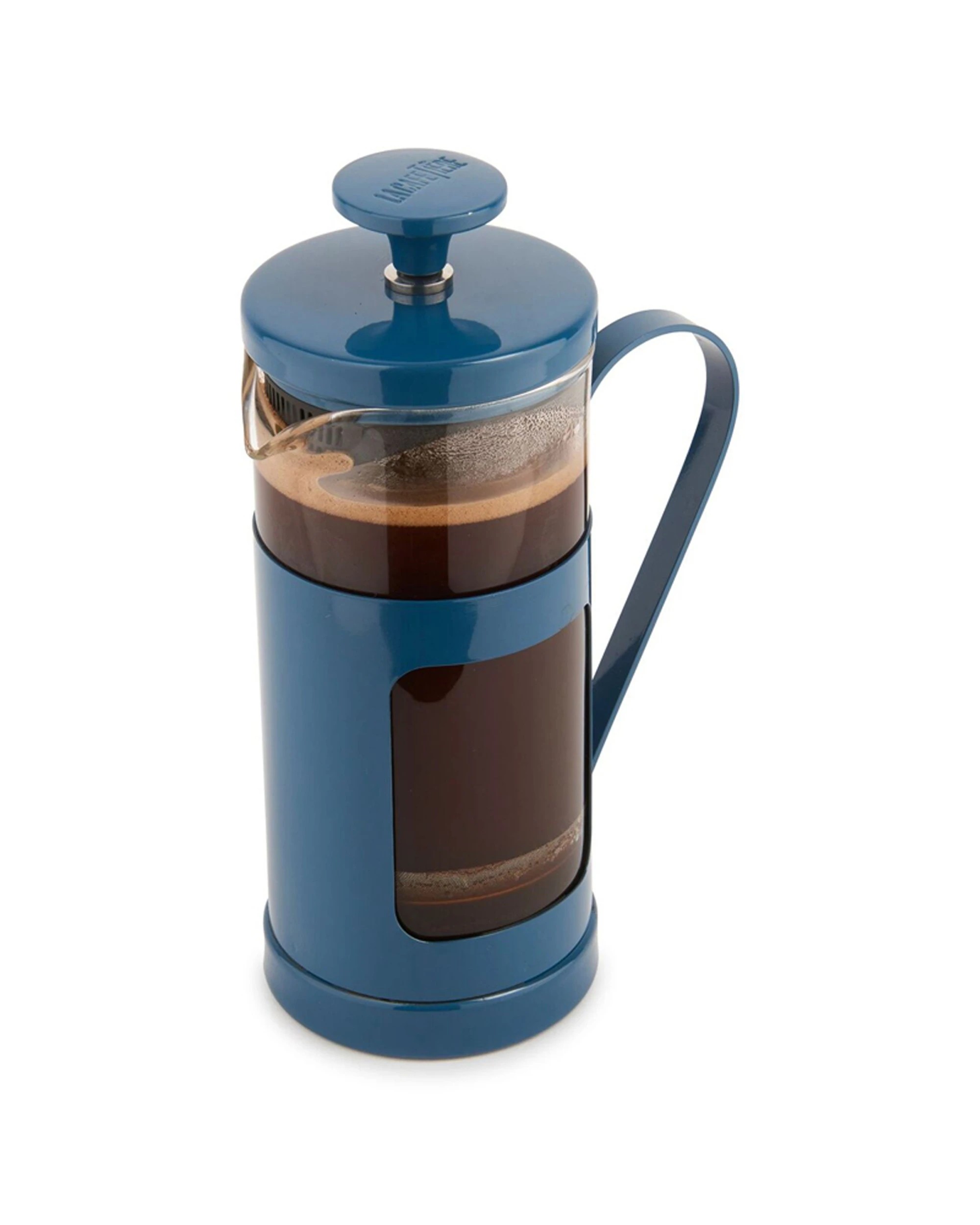 3 La Cafetiere Monaco 3-Cup 350ml Stainless Steel Glass French Press - Blue, 3 of 6