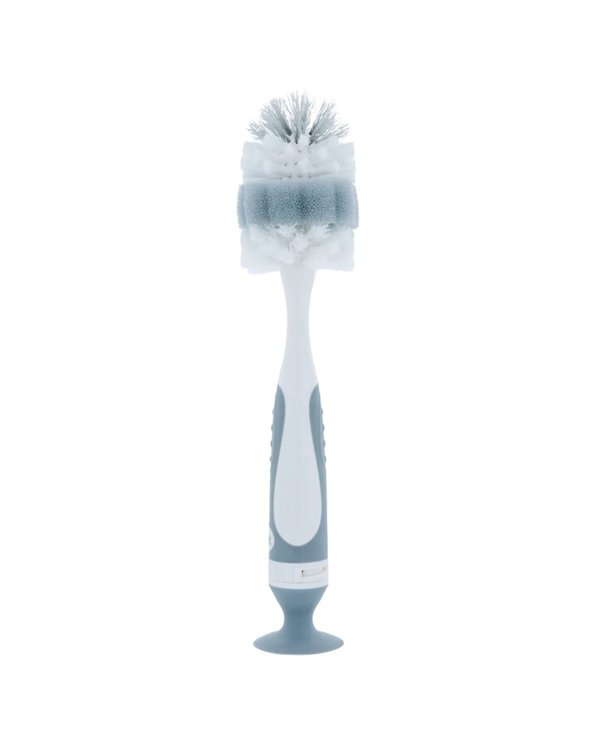 2 Nuby 3pc Baby Bottle Teat Brush Cleaning Tool Two In One Design - Multi, 2 of 2