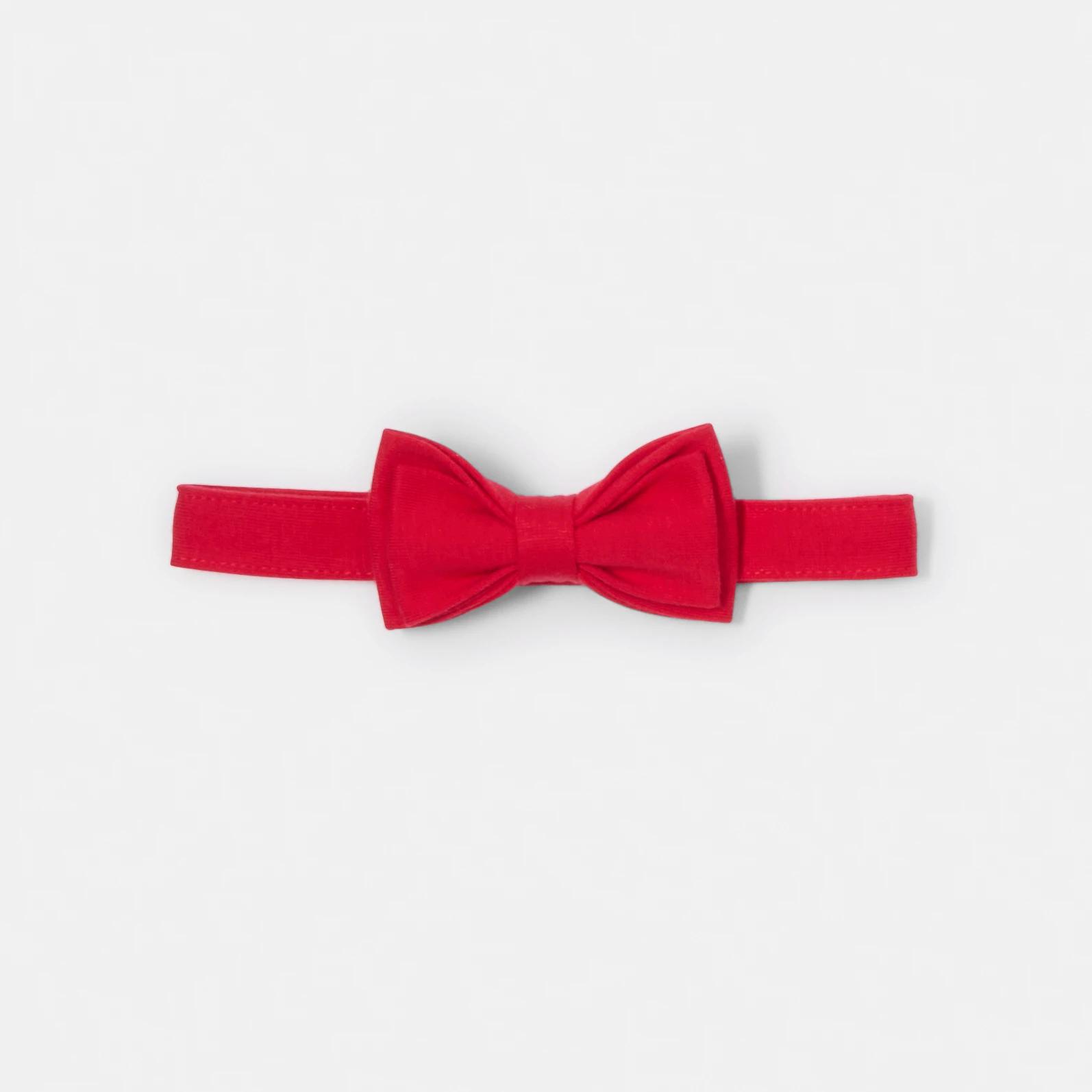 5 Christmas Bow Tie Set BLUE DITSY XMAS, 5 of 6