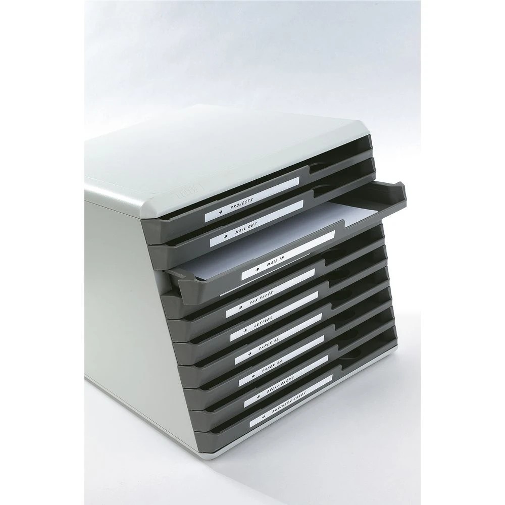 2 Dymo D1 Label Tape 12mmx7m Black on White 2093097 10 Pack, 2 of 3