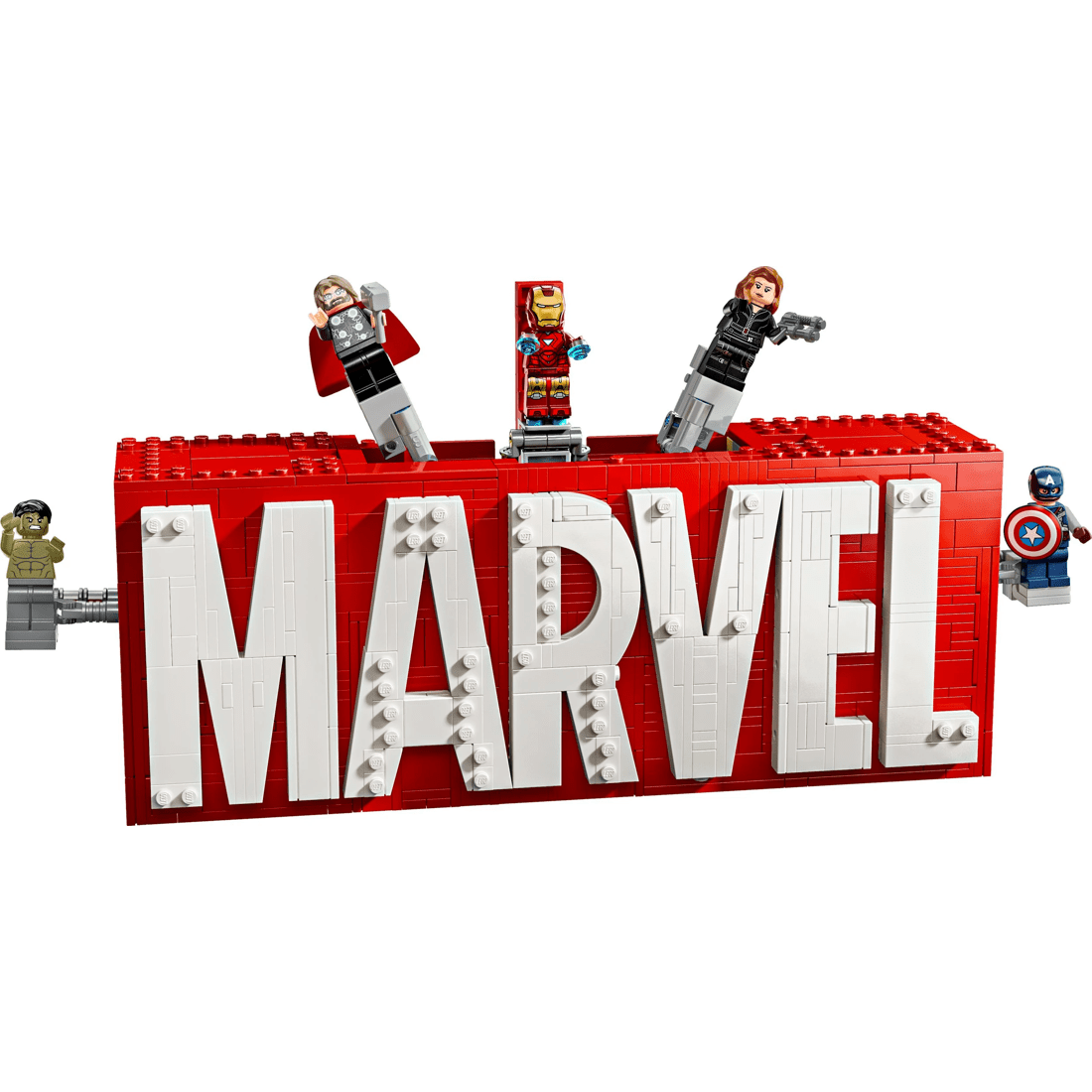 4 LEGO Marvel: Marvel Logo & Minifigures 76313, 4 of 11