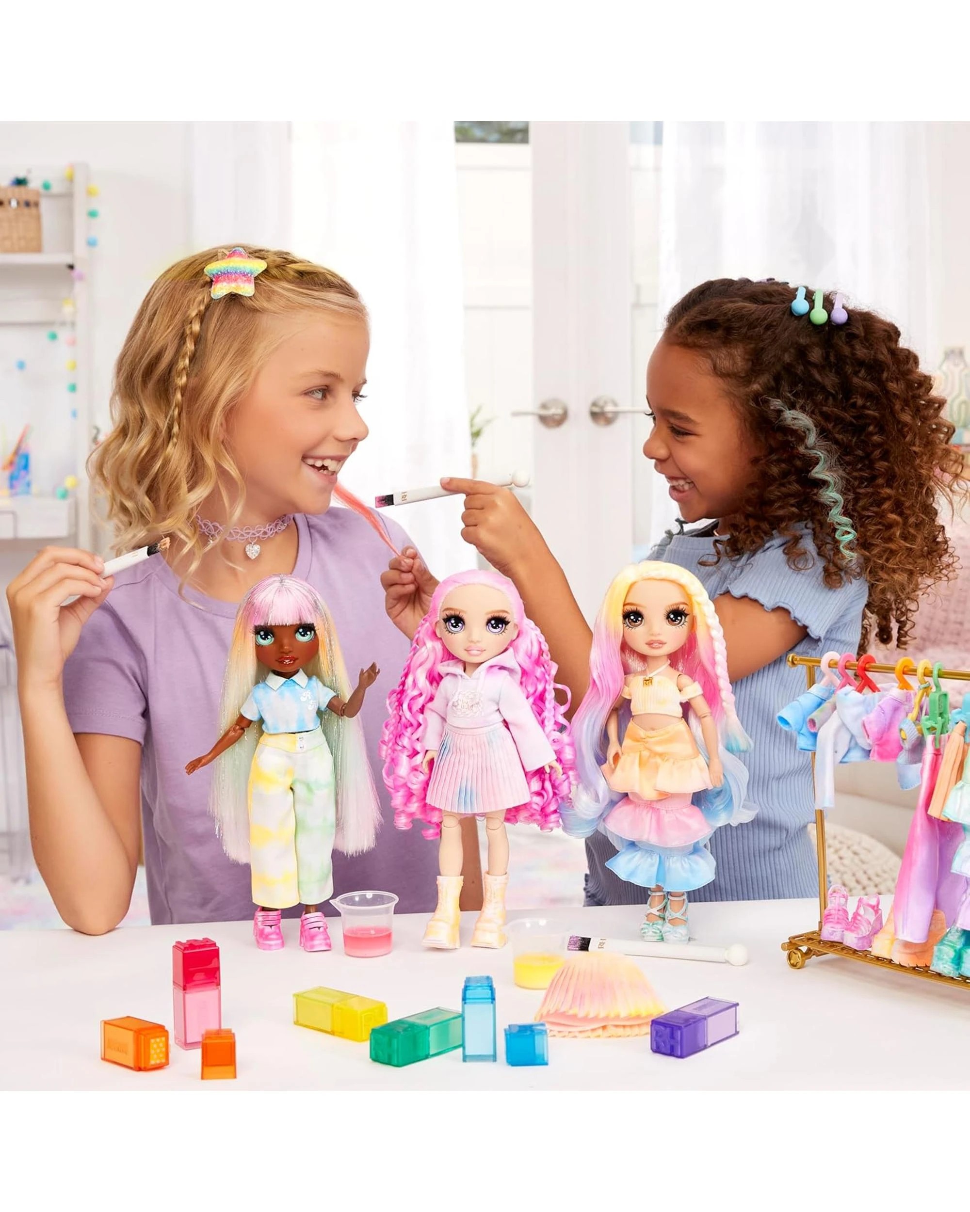 7 Rainbow High Watercolor and Create Brown Eyes, 7 of 7