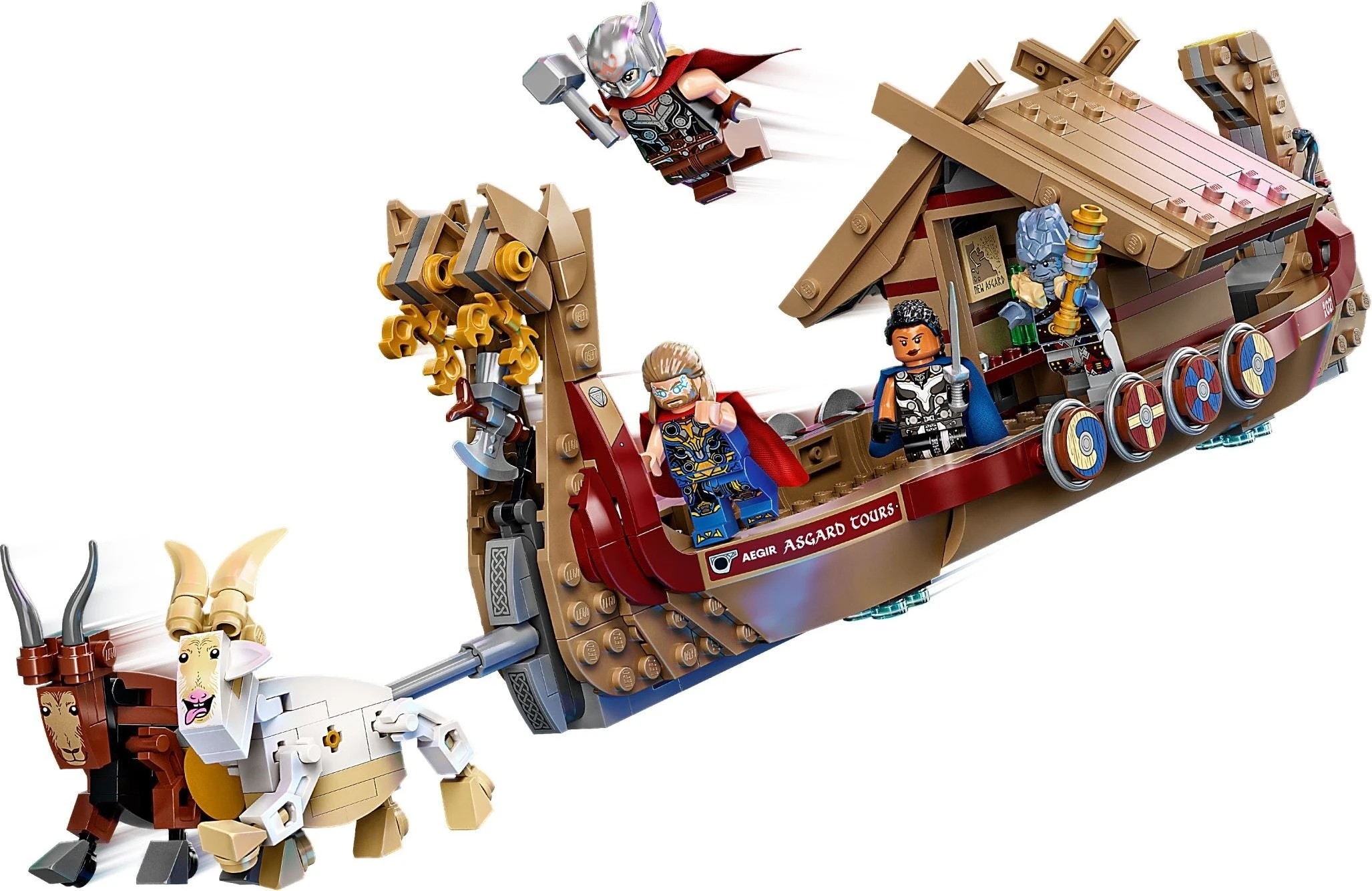 5 LEGO Marvel 76208 Thor 4 Love and Thunder The Goat Boat, 5 of 6