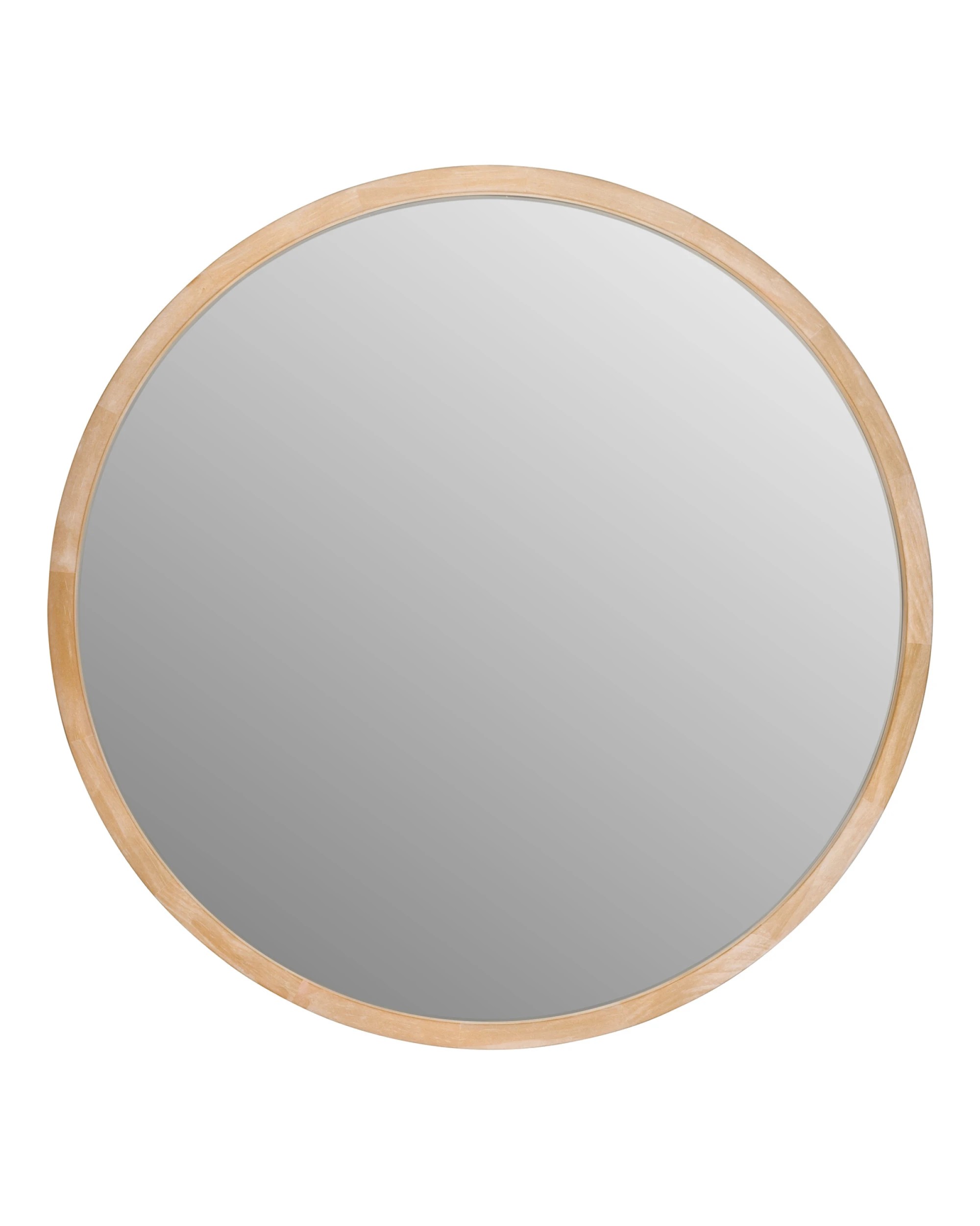 4 One Six Eight London Tina Solid Wood Mirror - 60cm - Light - Brown, 4 of 5