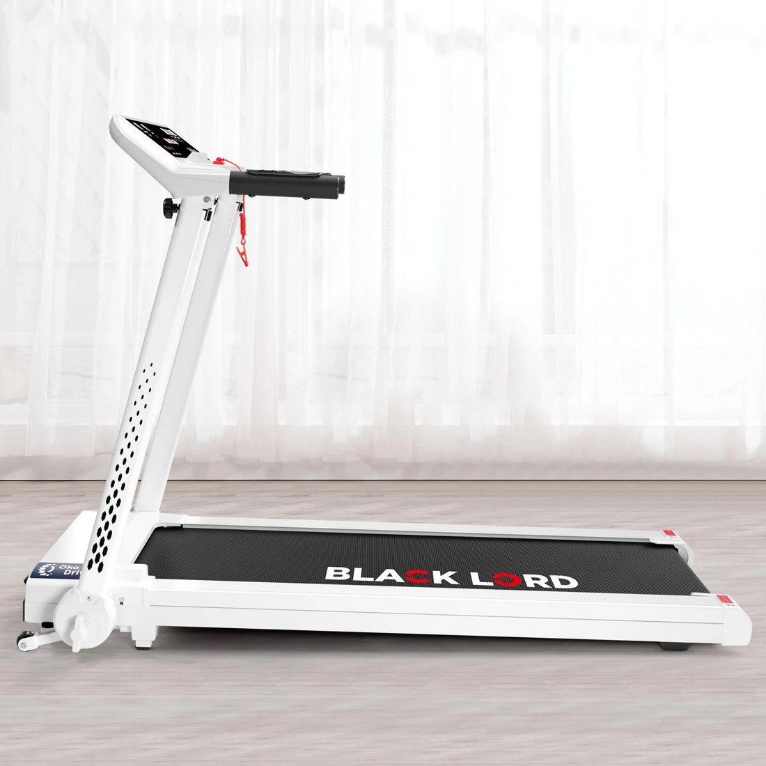 3 Black Lord Treadmill Electric Exercise Running Machine Foldable Home Gym Fitness - White, 3 of 10