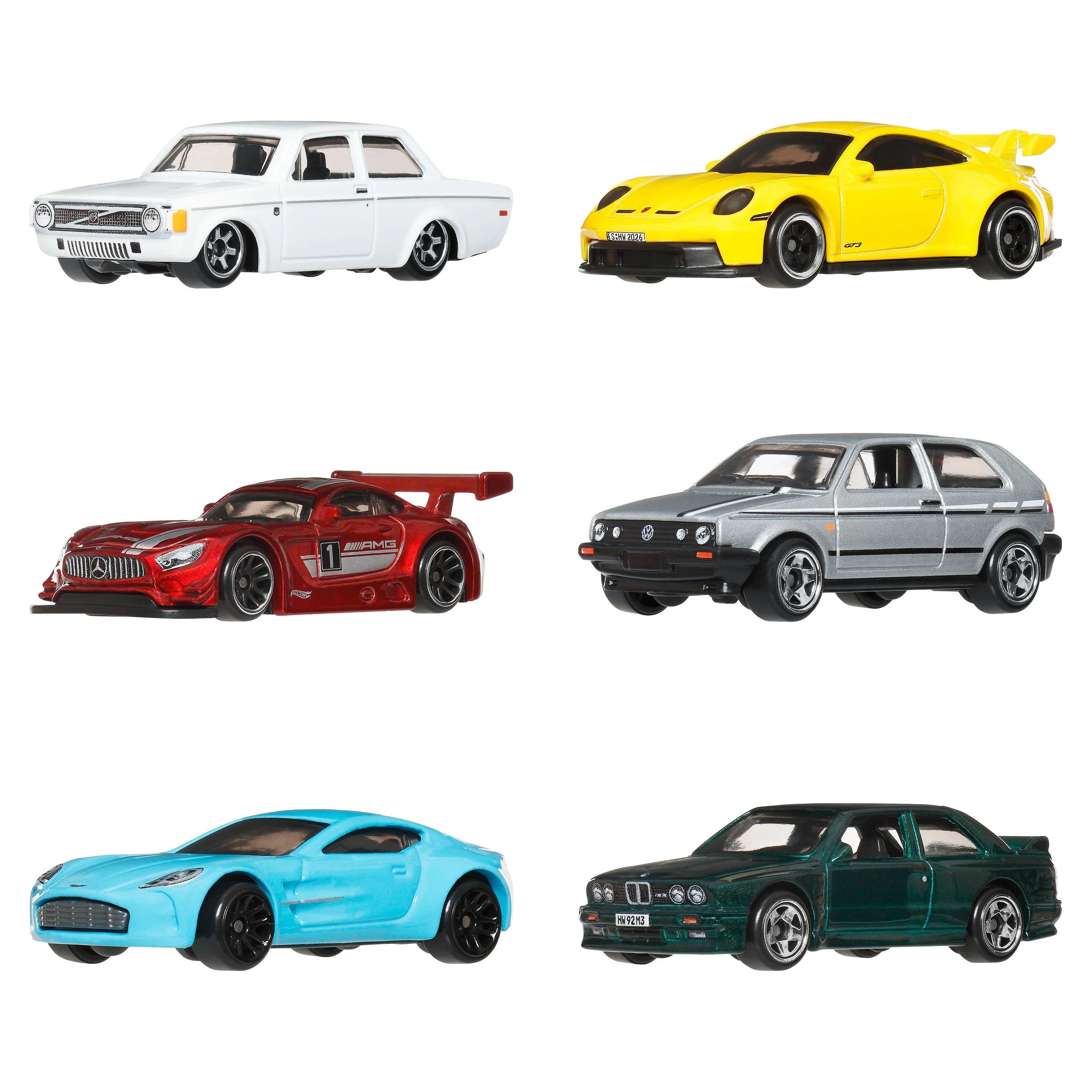 3 6 Pack Hot Wheels 1:64 Scale Die-Cast Toy Car Set, 3 of 6