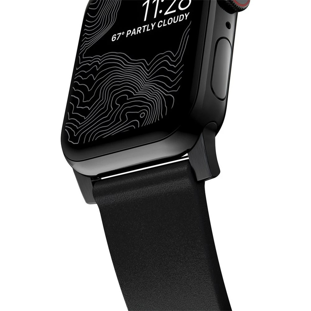 3 Nomad Apple Watch Band Leather 44-46mm Black, 3 of 4