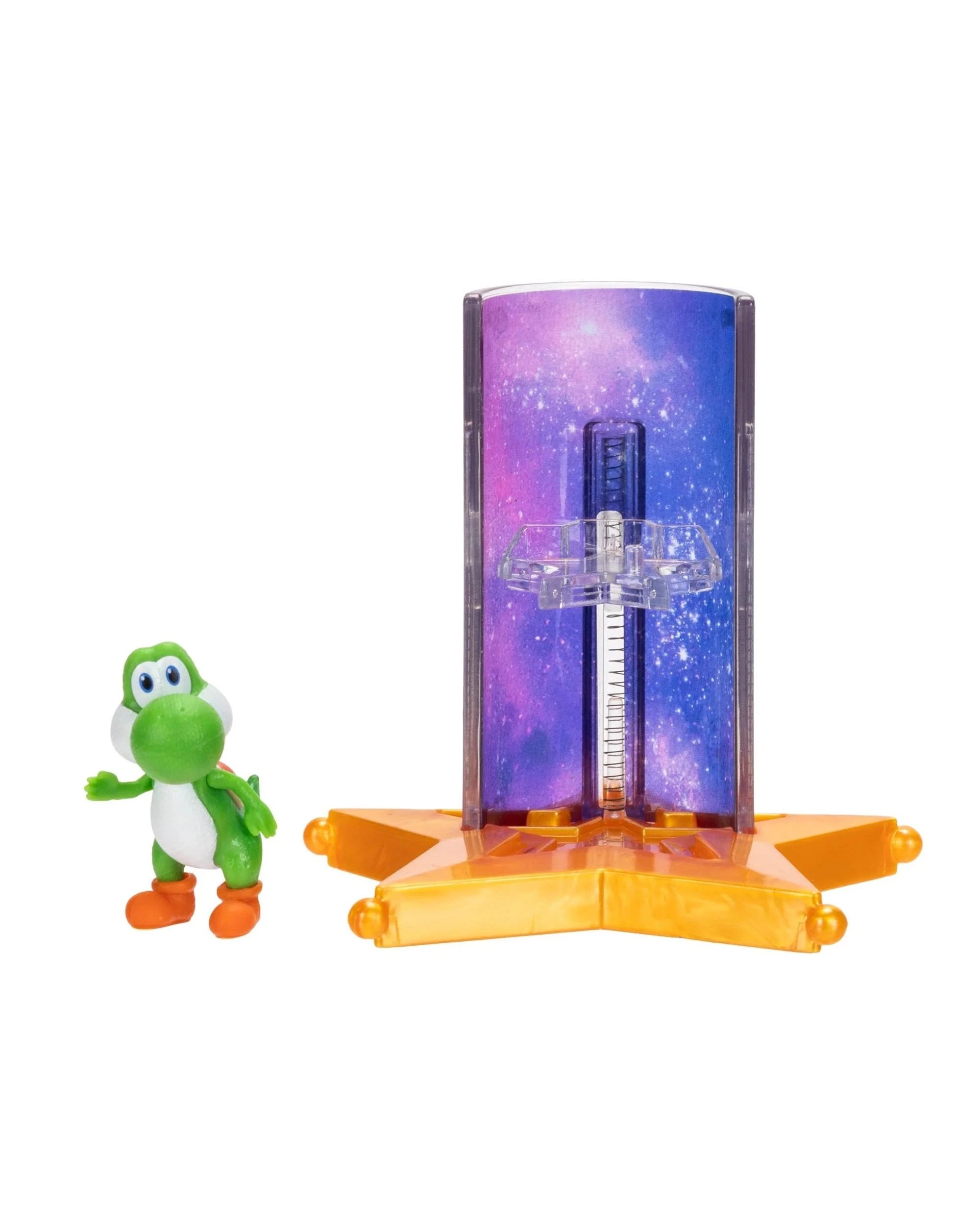 2 The Super Mario Galaxy Movie Yoshi Mini Figure with Star Launcher, 2 of 3