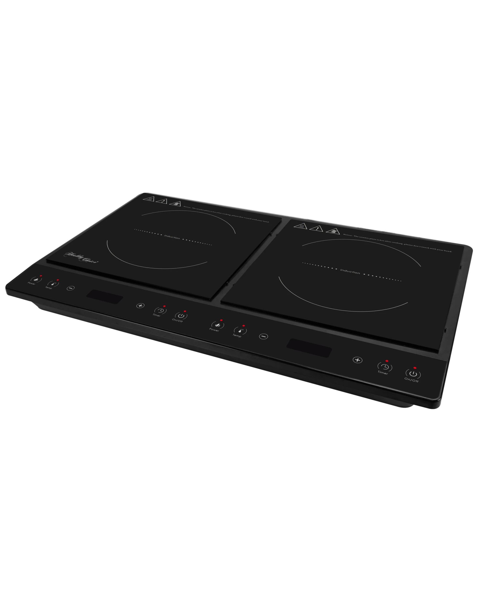 8 Healthy Choice Double Induction Cooker w/ 2 Plates, 240C, 1000- 1400W, 8 of 8