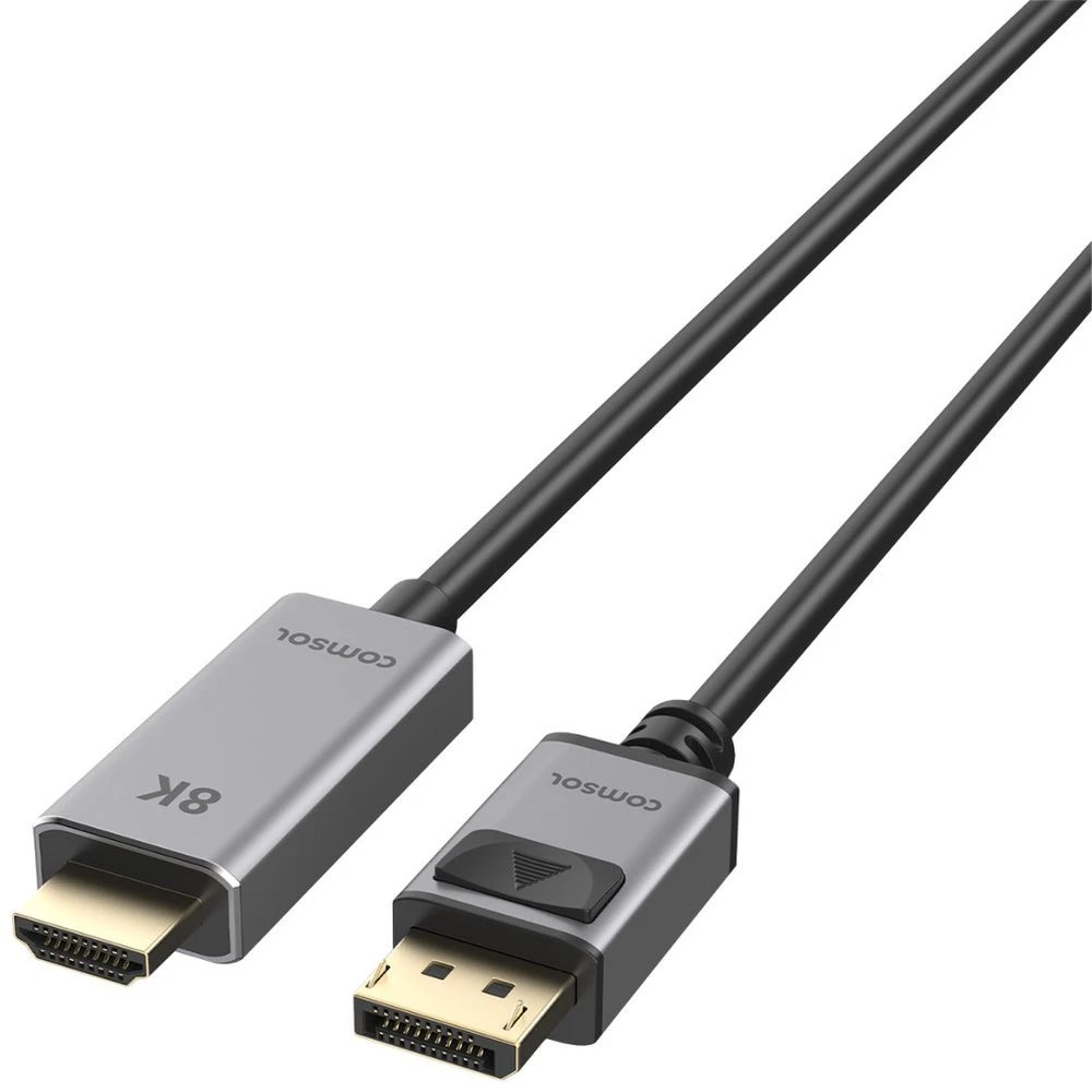 4 Comsol DisplayPort to HDMI Cable 8K 3m Black, 4 of 4