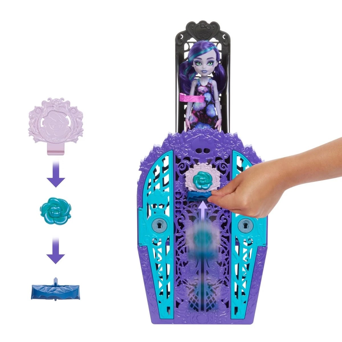 7 Monster High Skulltimate Secrets Garden Mysteries Twyla Doll Playset, 7 of 8