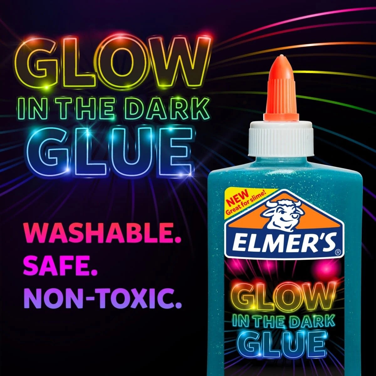 4 Elmer’s Glow-in-the-Dark Glue - Blue, 4 of 4