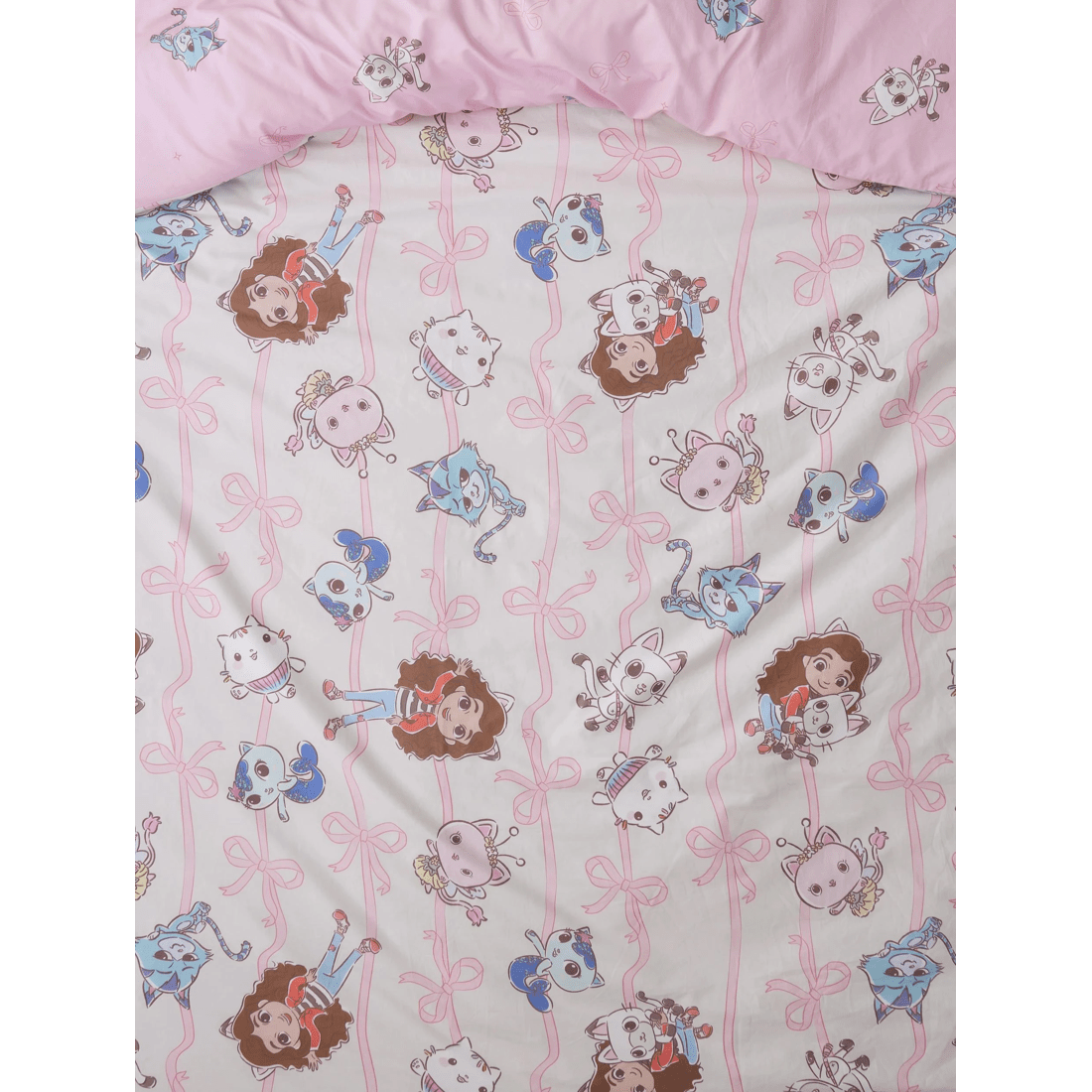 3 Gabby's Dollhouse Kids Quilt Cover Set - Pink, 3 of 4