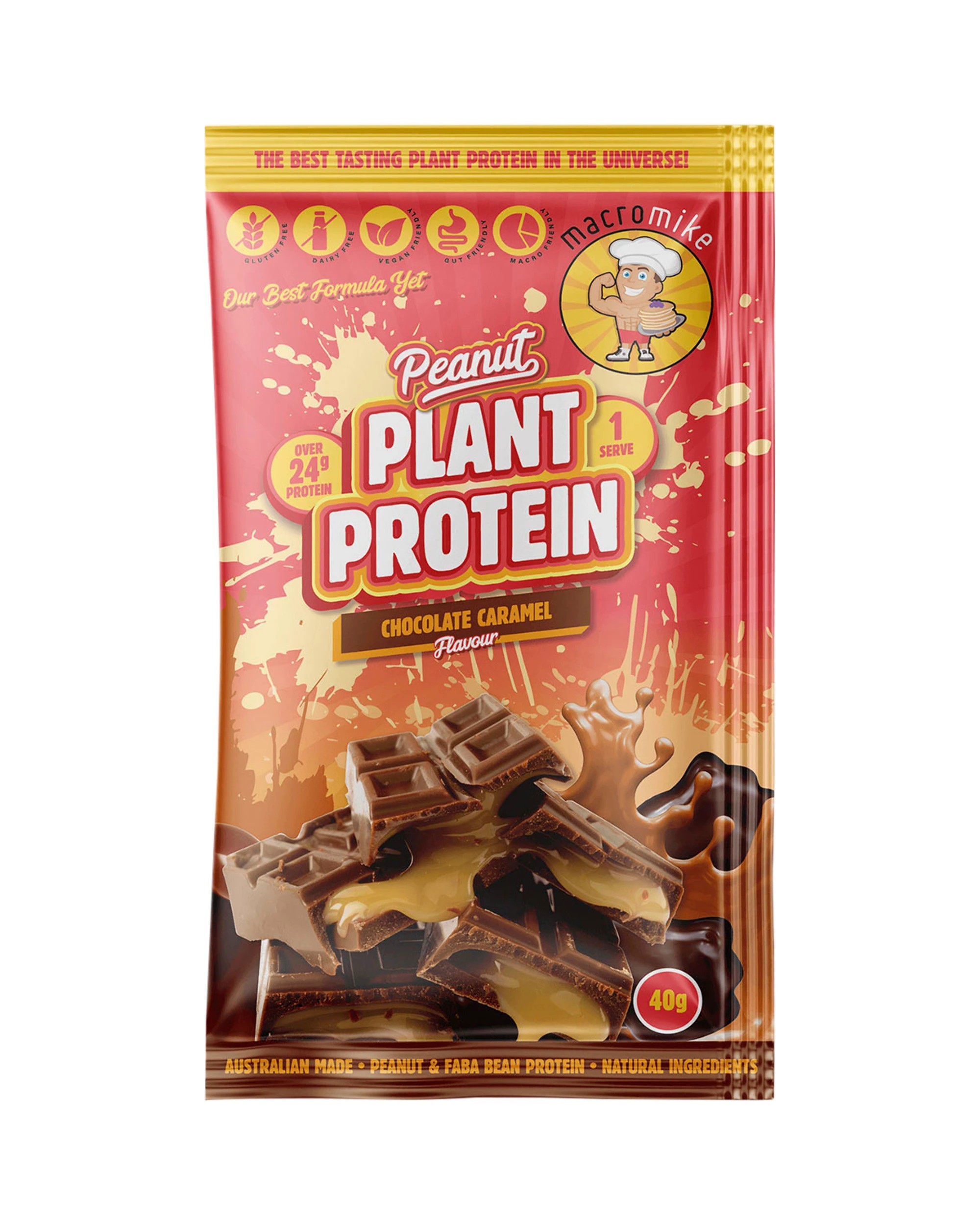 2 Macro Mike Peanut Plant Protein Sample Pack 8x40g, 2 of 5