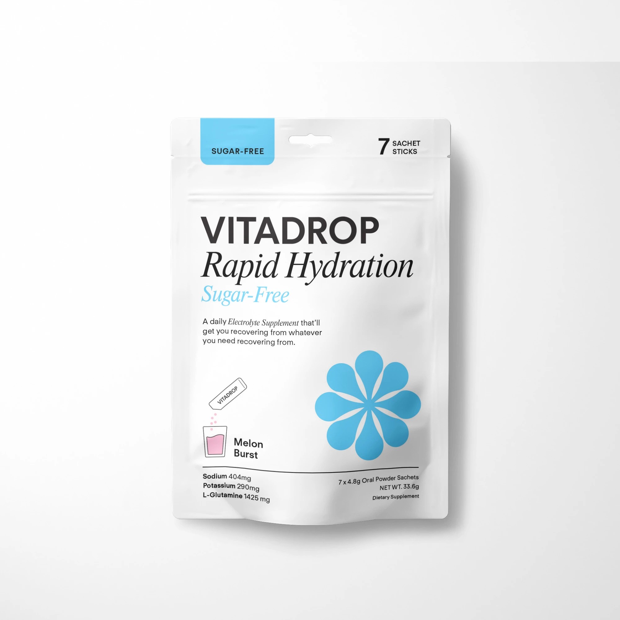1 7 Pack Vitadrop Rapid Hydration Supplement - Melon Burst, 1 of 4