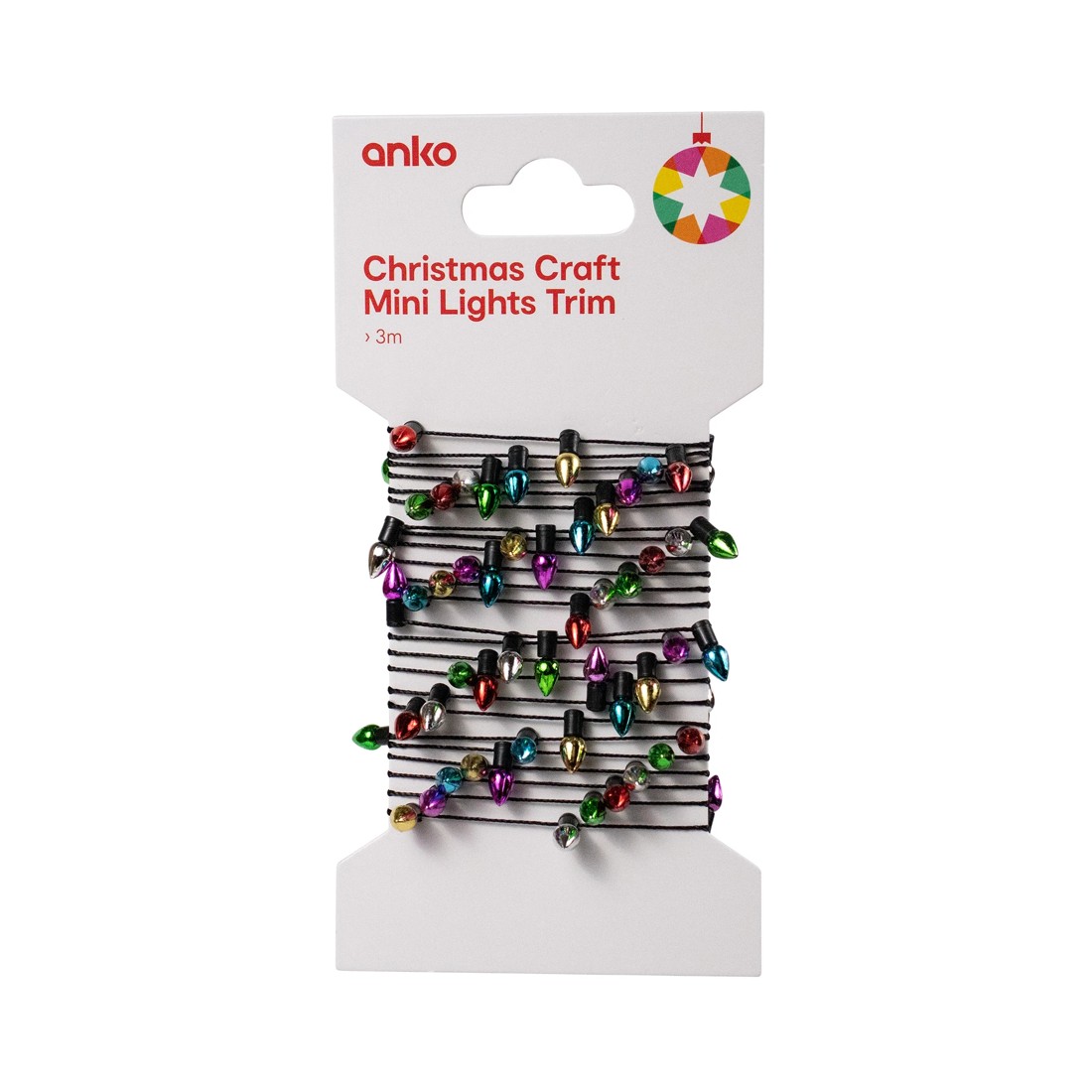 1 Christmas Craft Mini Lights Trim, 1 of 4