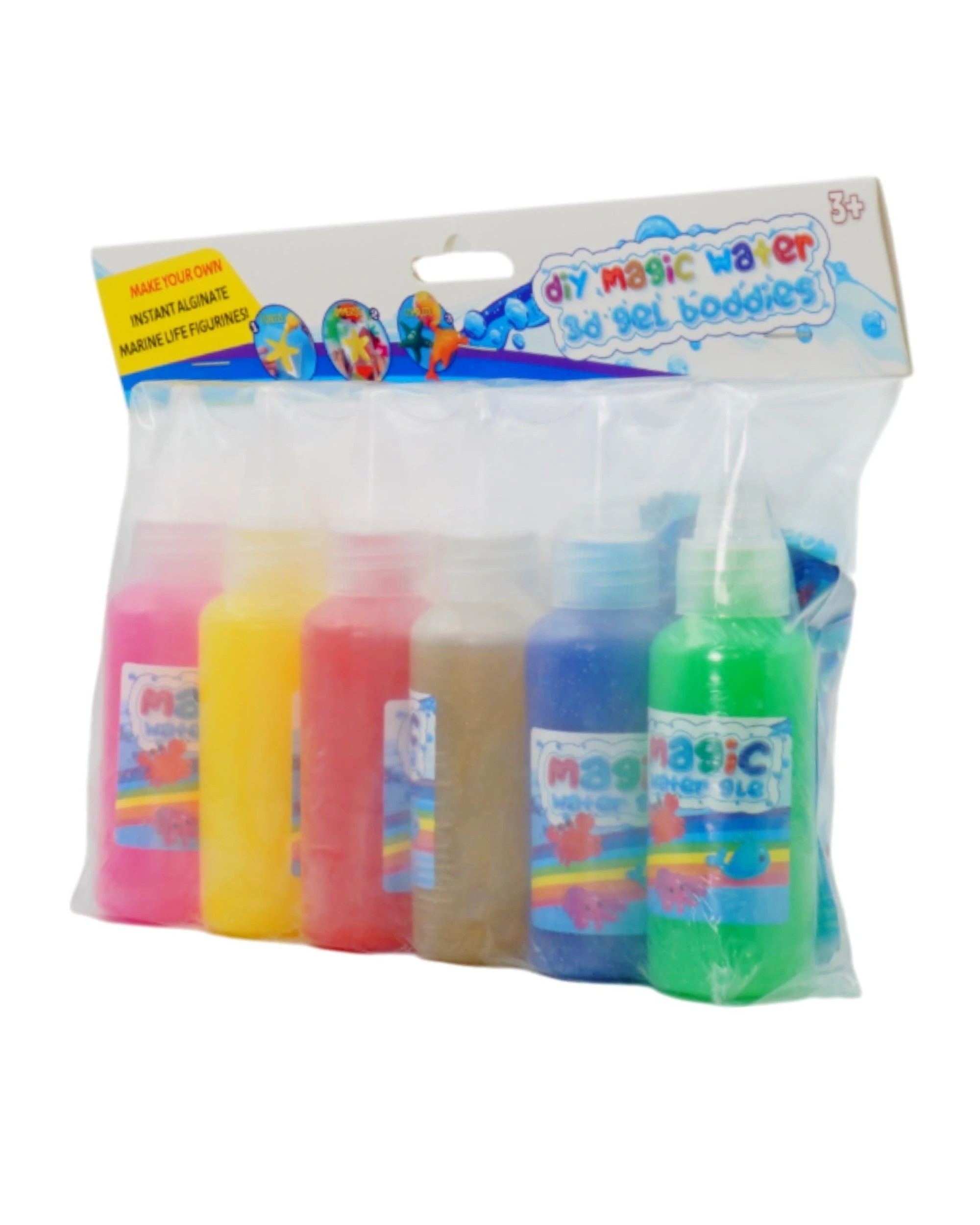 2 DIY Magic Water 3D Gel Buddies 14 Piece Refill Pack, 2 of 4