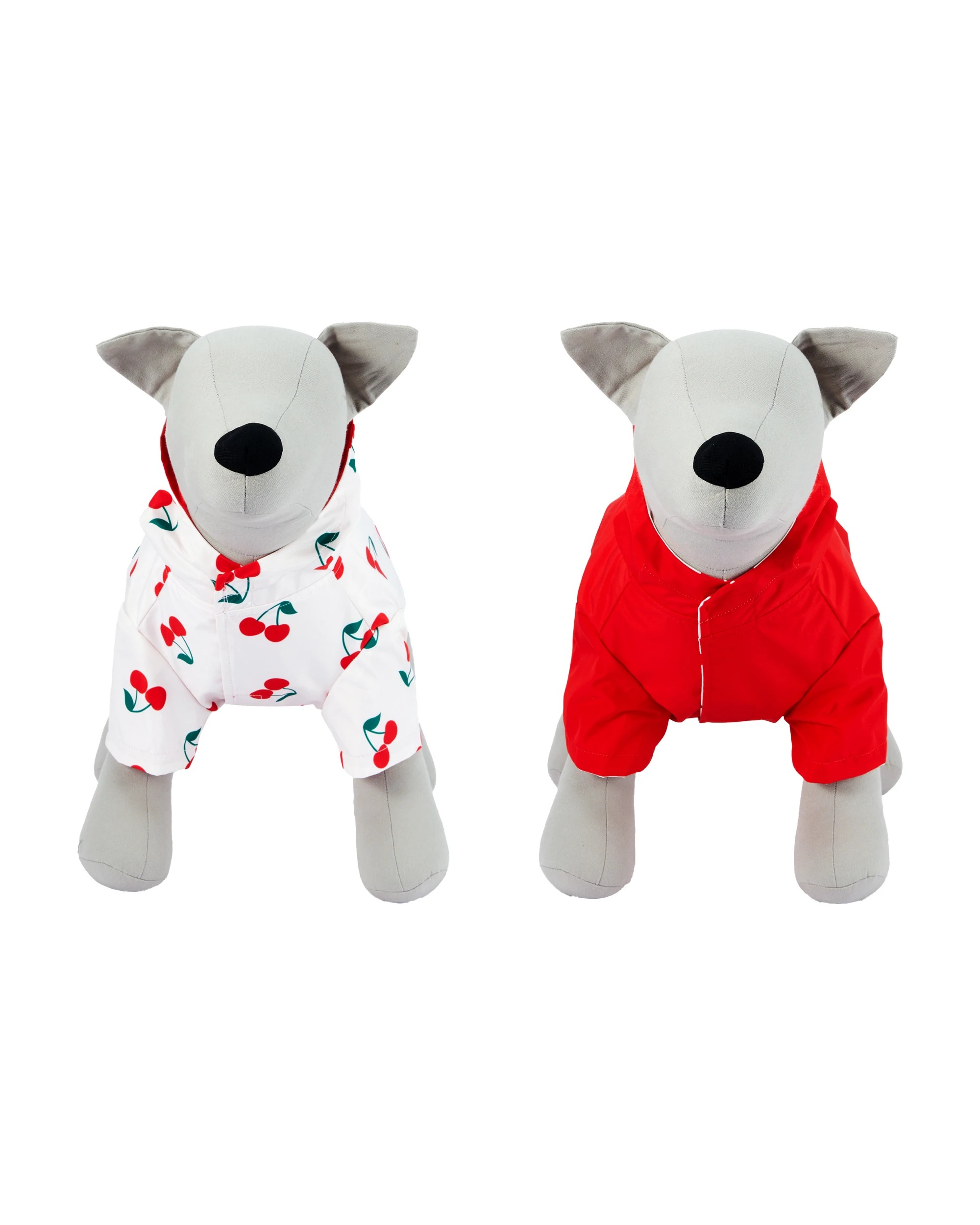 4 Pet Reversible Cherry Raincoat - Extra Large, 4 of 10