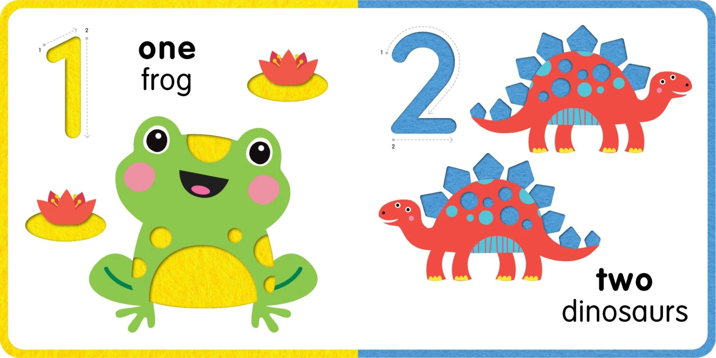 2 123: My First Felt Numbers - Book, 2 of 3