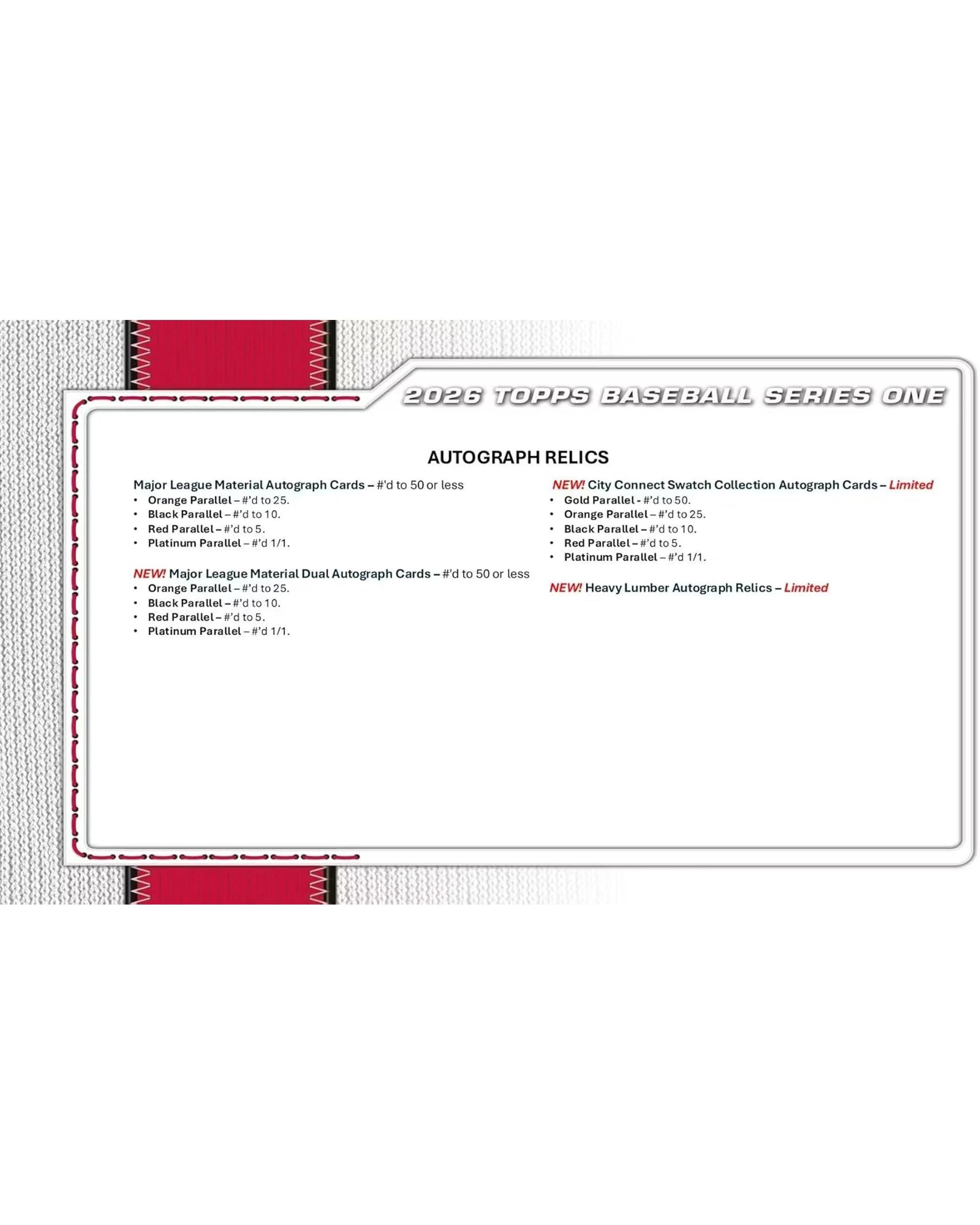 8 Topps 2026 MLB Series 1 Baseball Mega Box, 8 of 9