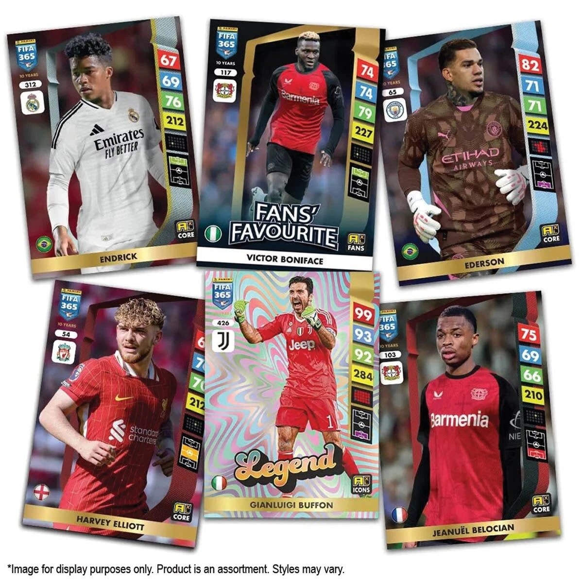 5 Panini FIFA 365 Adrenalyn XL 2025 Soccer Official Trading Cards Pocket Tin Box - Assorted, 5 of 9