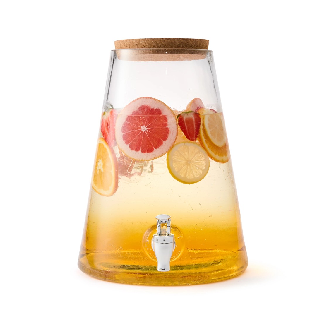 1 6L Glass Drink Dispenser with Cork Lid, 1 of 7