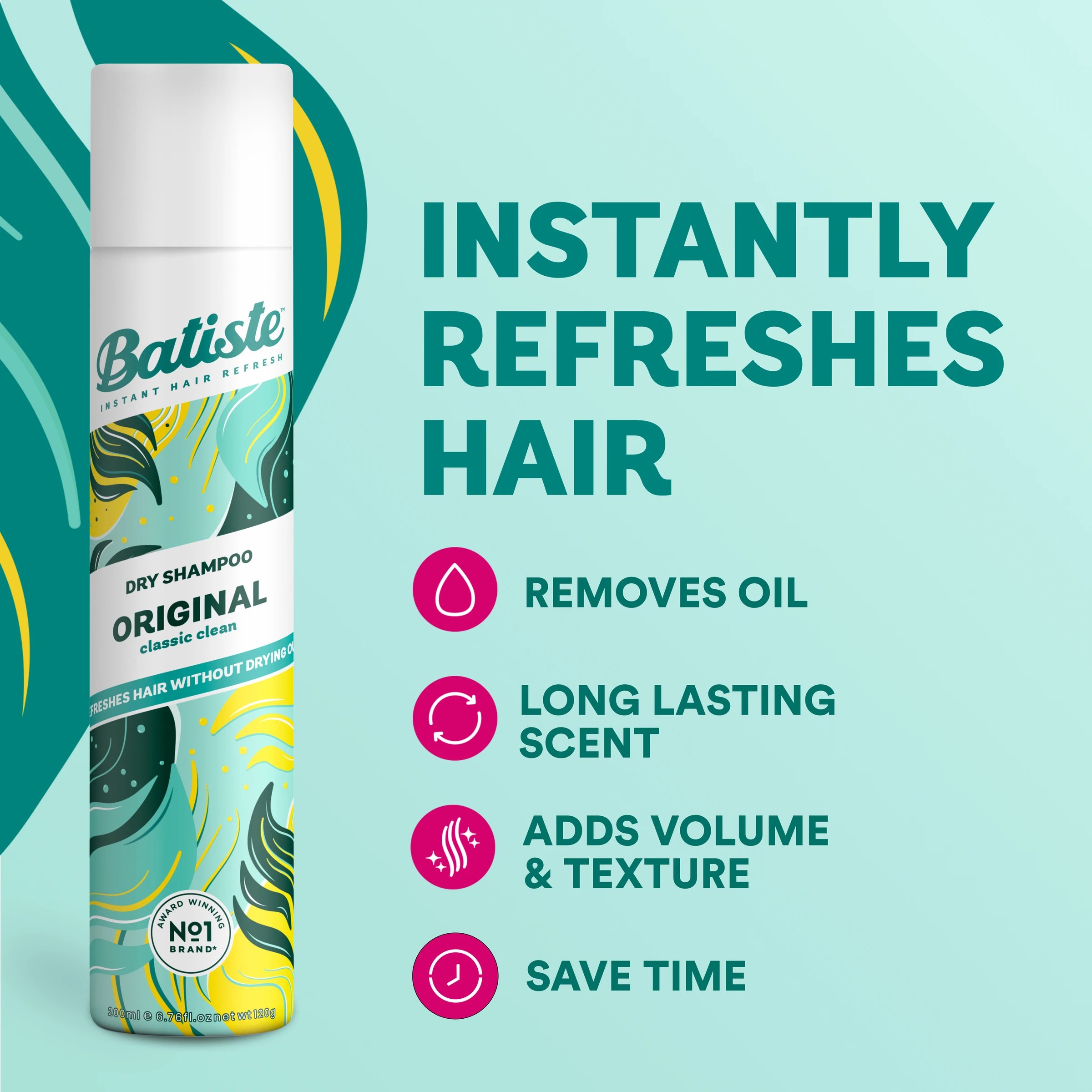 3 Batiste Original Dry Shampoo 350ml - Classic Fresh, 3 of 10
