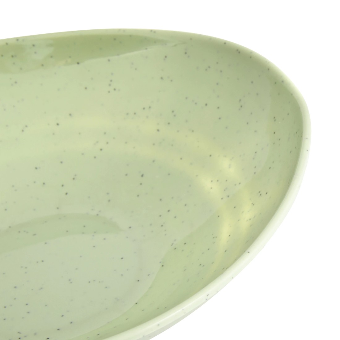 2 Green Glazed Look Salad Bowl, 2 of 4