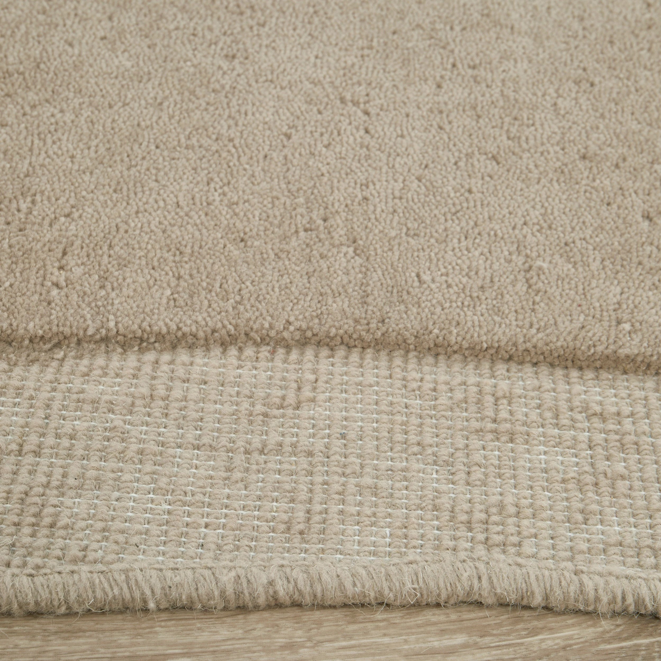 4 Common Ground Rugs Calista Latte 380x280cm - Extra Large NZ Wool Shapped Rug - Beige, 4 of 7