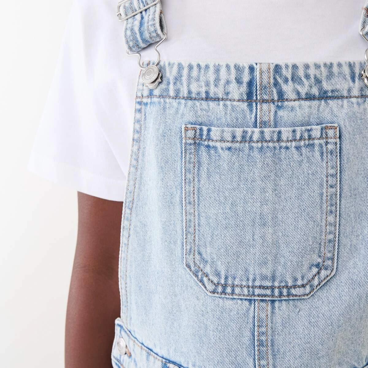 4 Denim Dungarees LIGHT WASH, 4 of 8