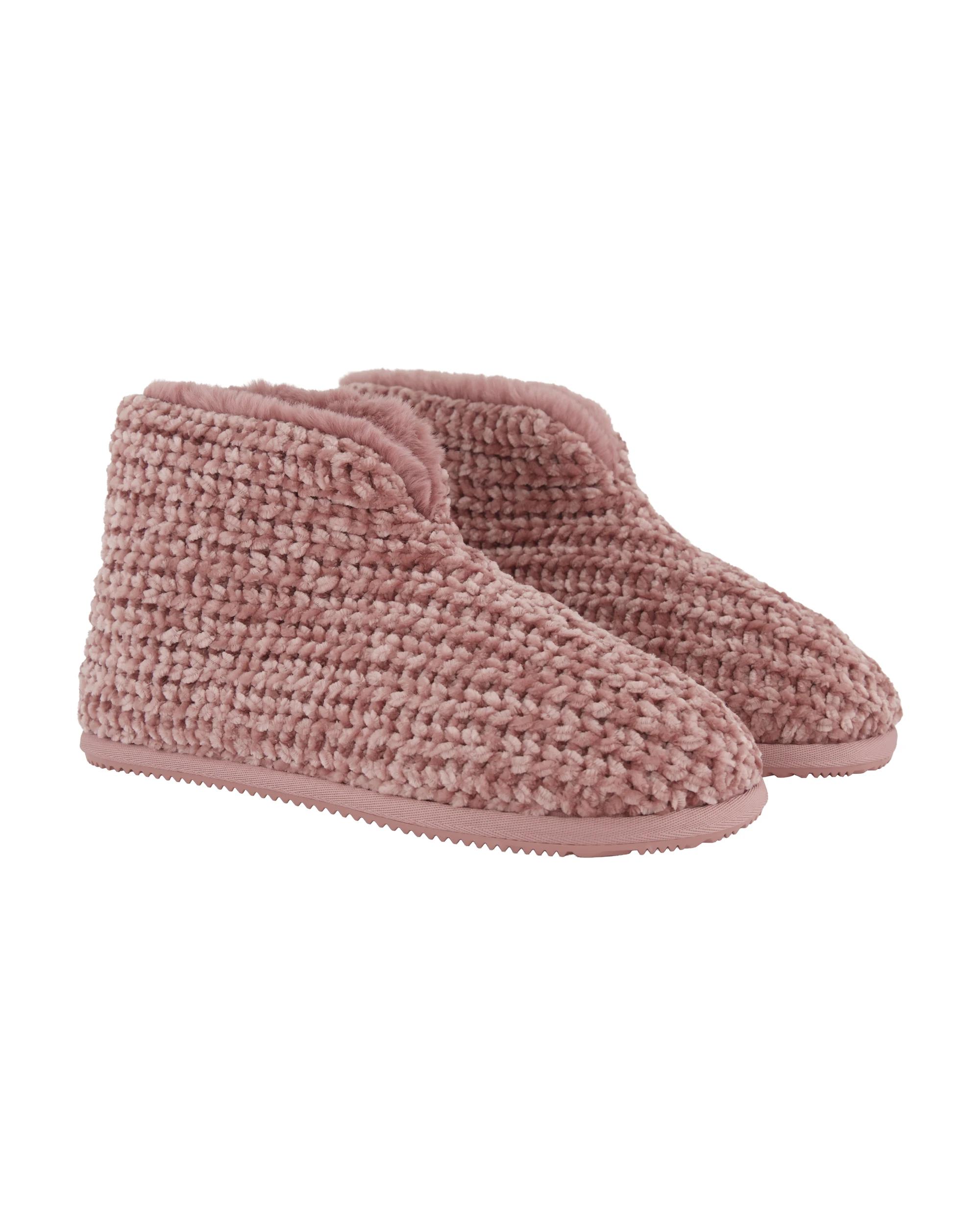 2 Knitted Boots Rose, 2 of 3