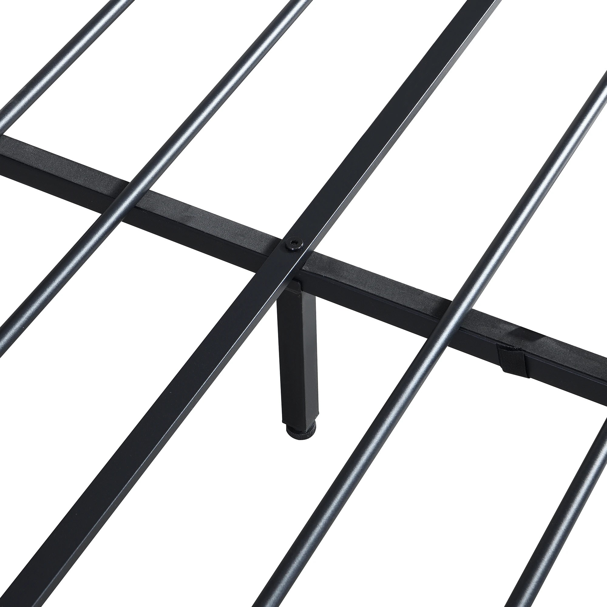 6 Levede Double Size Bed Frame Fabric with LED USB and Storage Bedhead, 6 of 9