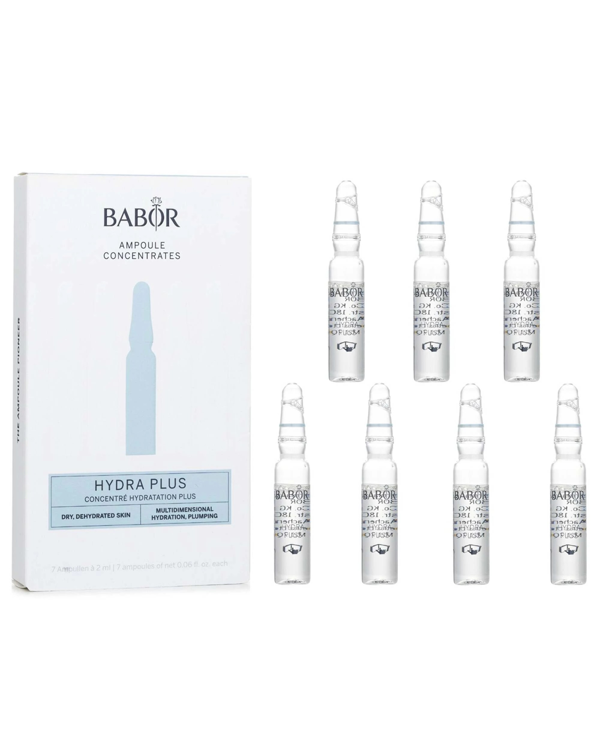 1 Babor Ampoule Concentrates - Hydra Plus (For Dry, Dehydrated Skin)  7x2ml/0.06oz, 1 of 3
