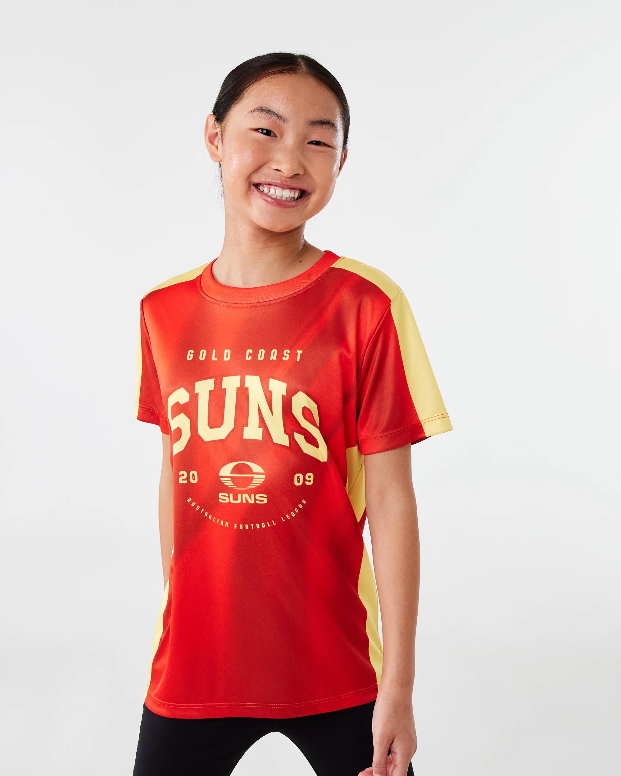 1 Official AFL Youth Training T-shirt Gc Suns, 1 of 8