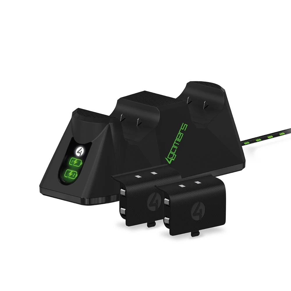 4 4Gamers Xbox Series X/S Twin Wireless Controller Charging Dock - Black, 4 of 5