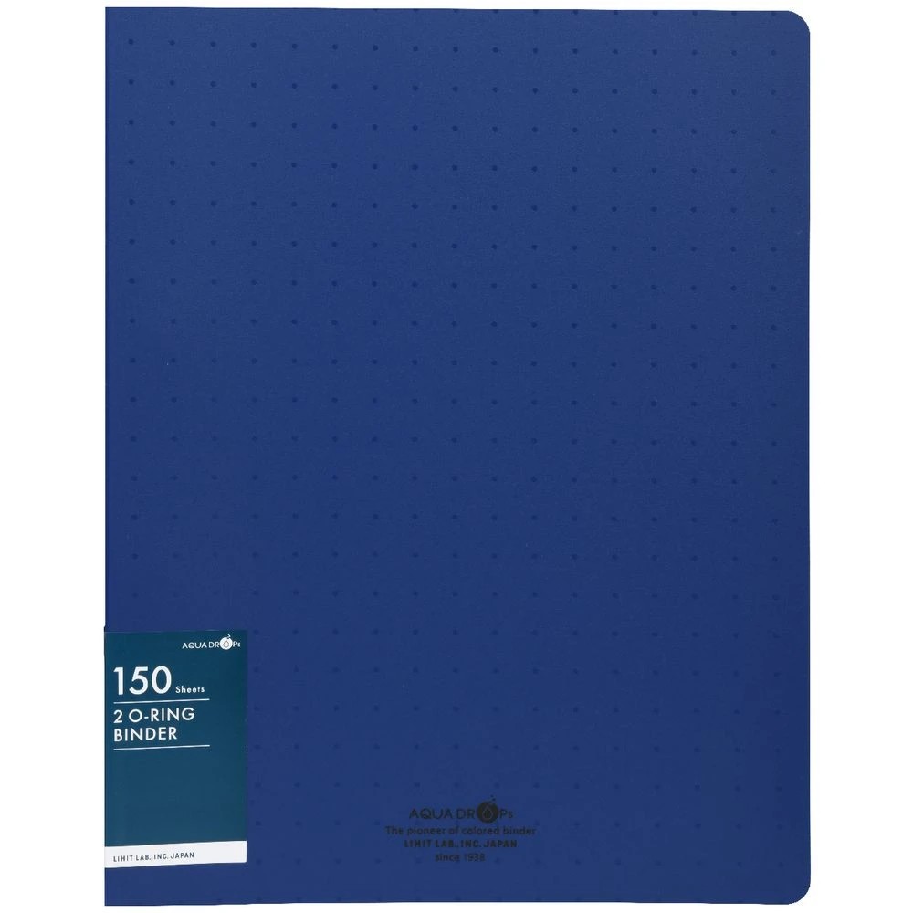 2 Aqua Drops A4 Twist Binder 2-O 18mm Vivid Navy, 2 of 4