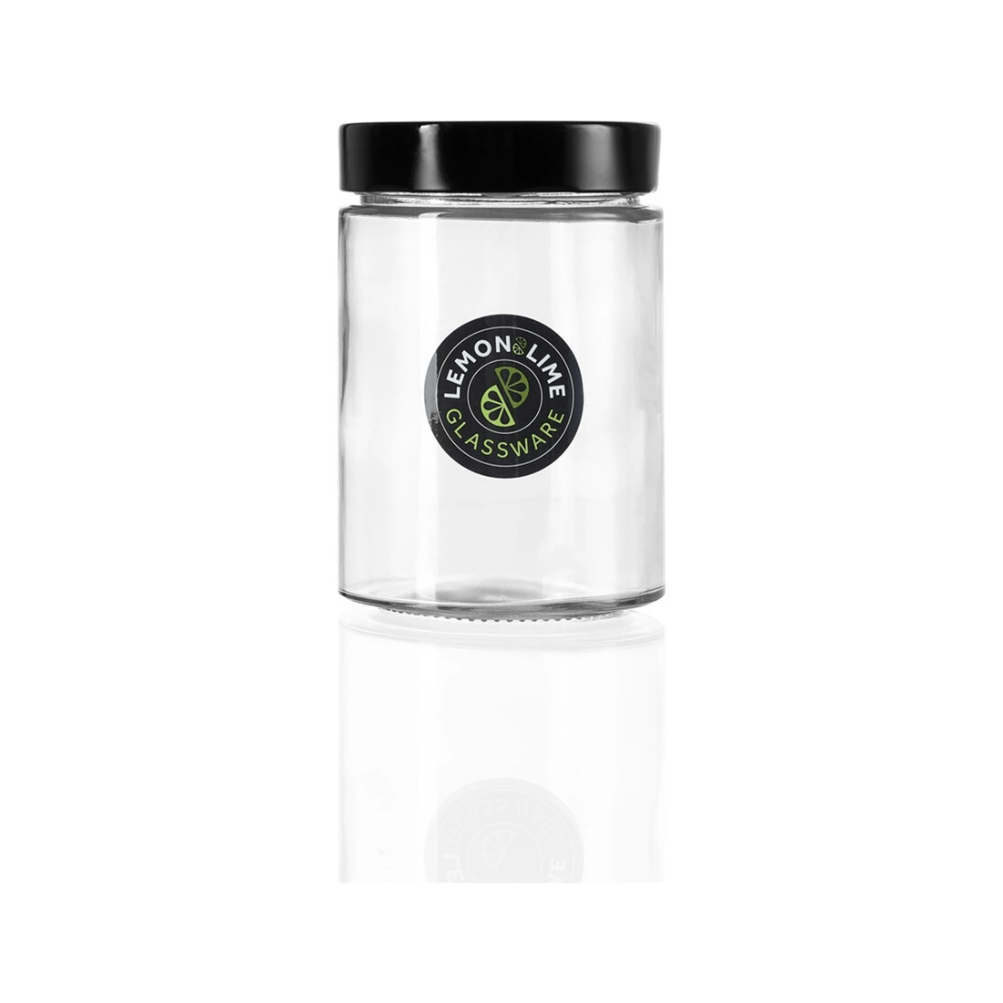 1 Lemon & Lime Soho 570ml Glass Preserve Jar/container Storage W/ Airtight Lid
 - Black, 1 of 4