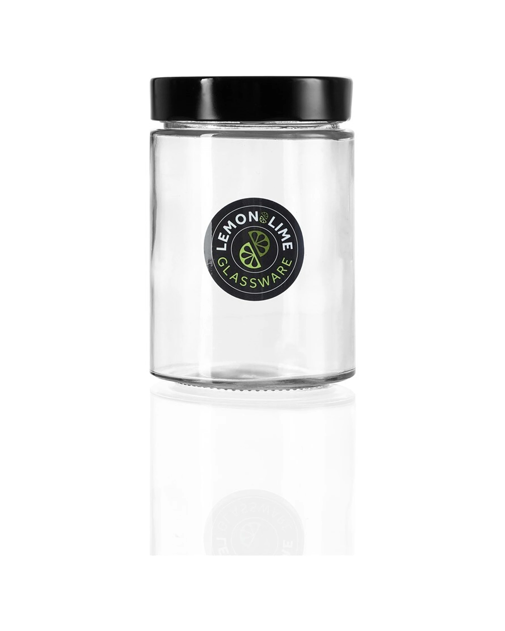 1 Lemon & Lime Soho 570ml Glass Preserve Jar/container Storage W/ Airtight Lid
 - Black, 1 of 4