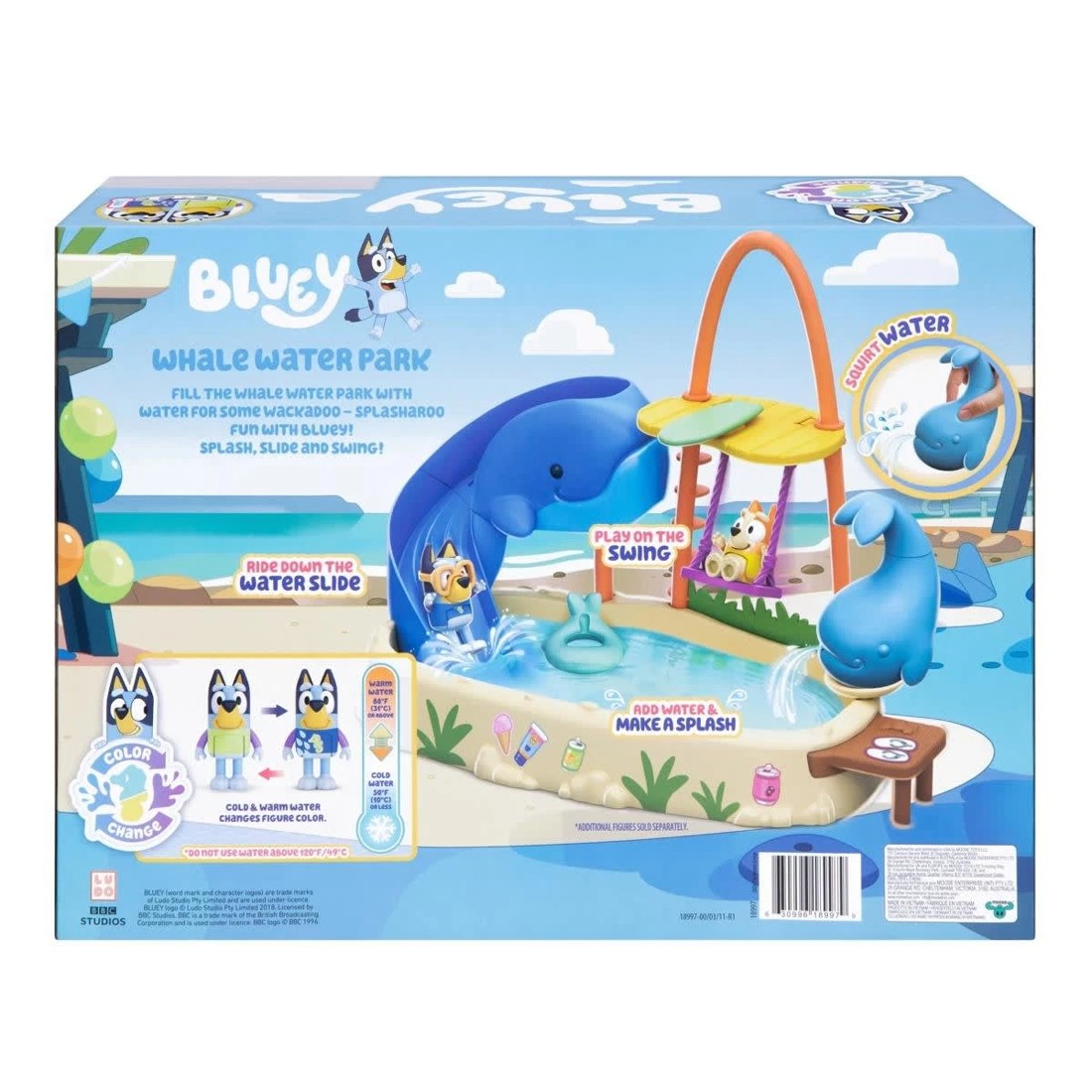 10 Bluey Whale Water Park Playset, 10 of 10