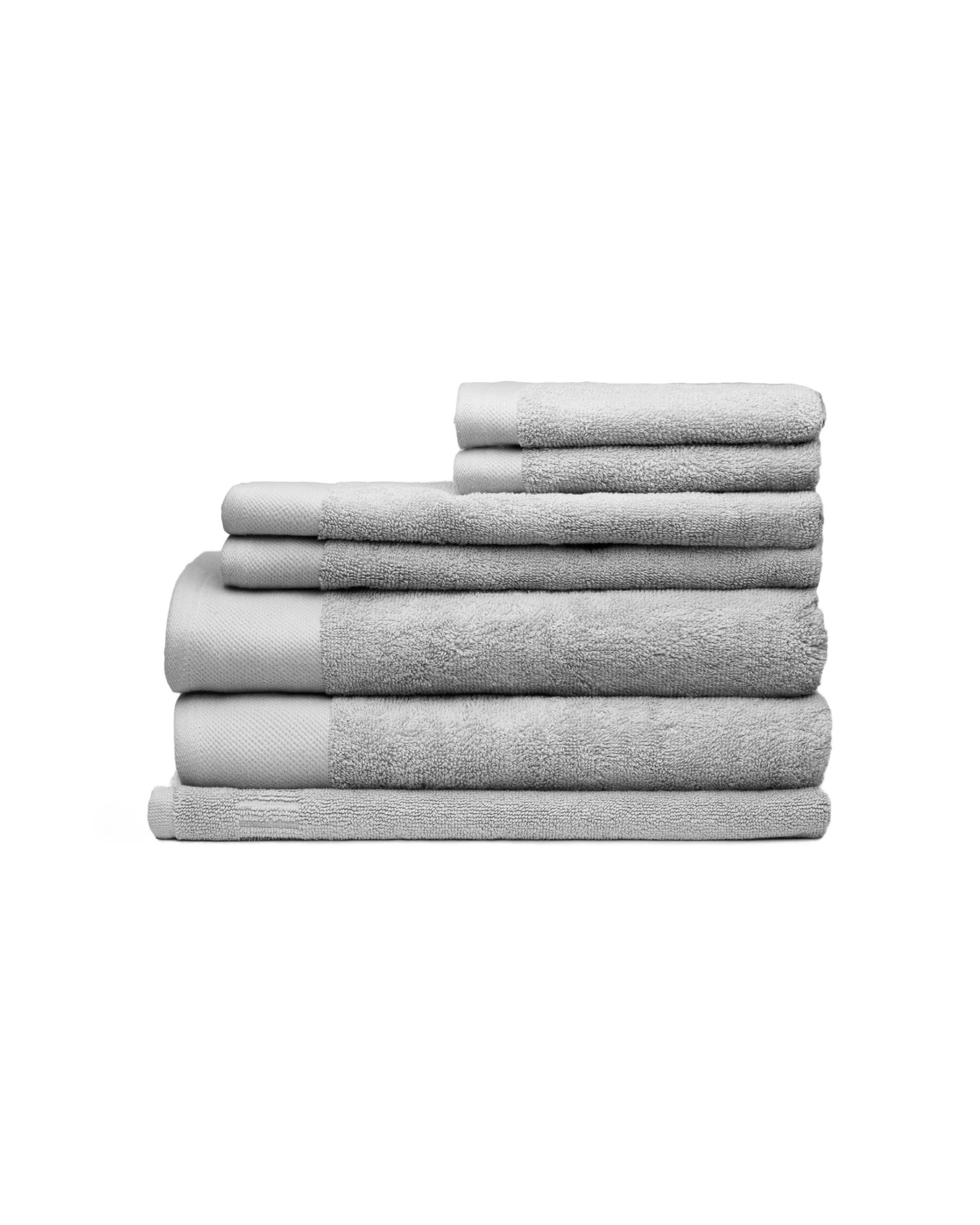 1 7pc Sheraton Luxury Maison Byron Towel Pack Cotton
 - Grey, 1 of 4