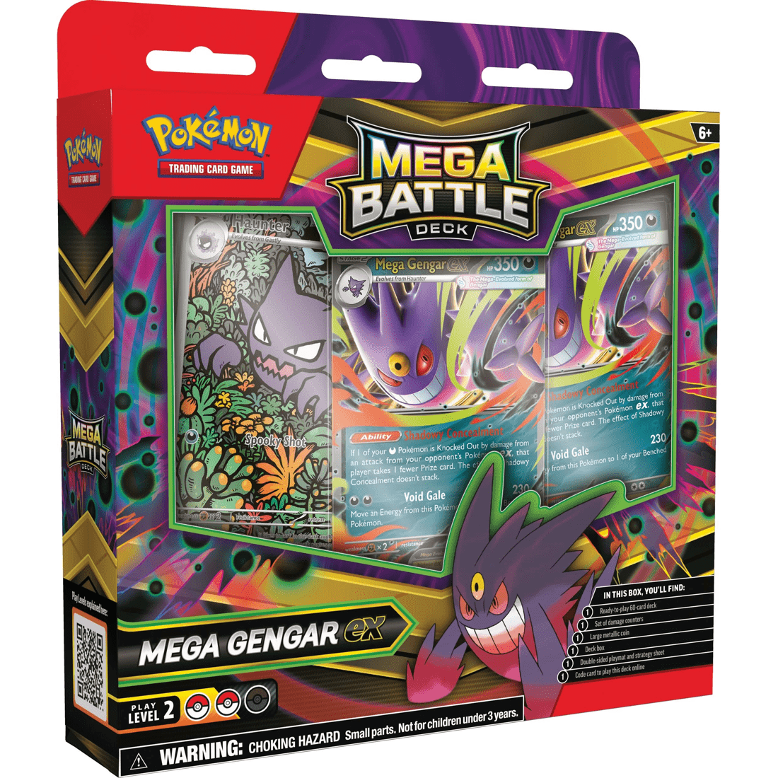 6 Pokemon Trading Card Game: Mega Battle Deck Mega Gengar Ex & Mega Diancie Ex - Assorted, 6 of 7