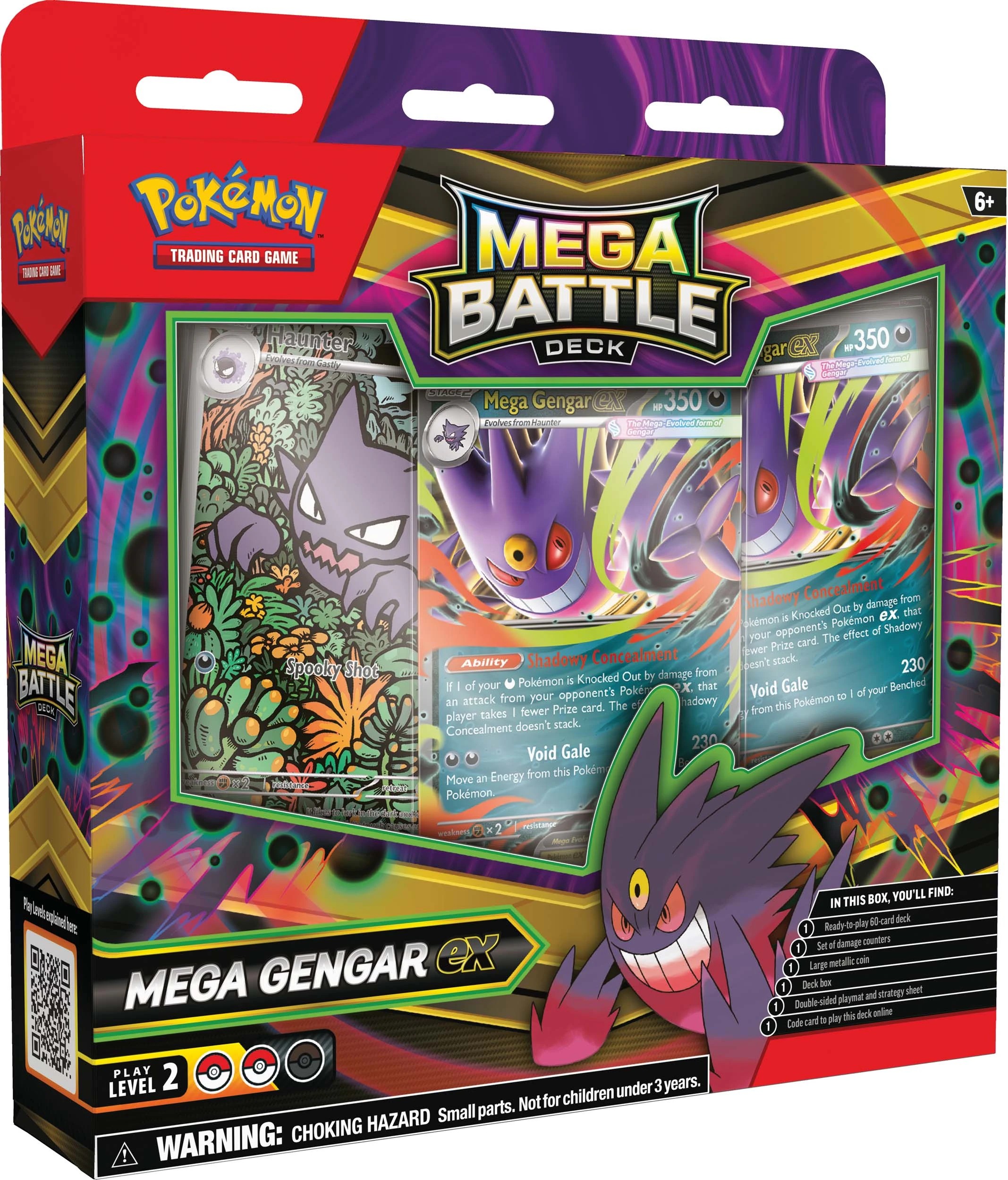 6 Pokemon Trading Card Game: Mega Battle Deck Mega Gengar Ex & Mega Diancie Ex - Assorted, 6 of 7