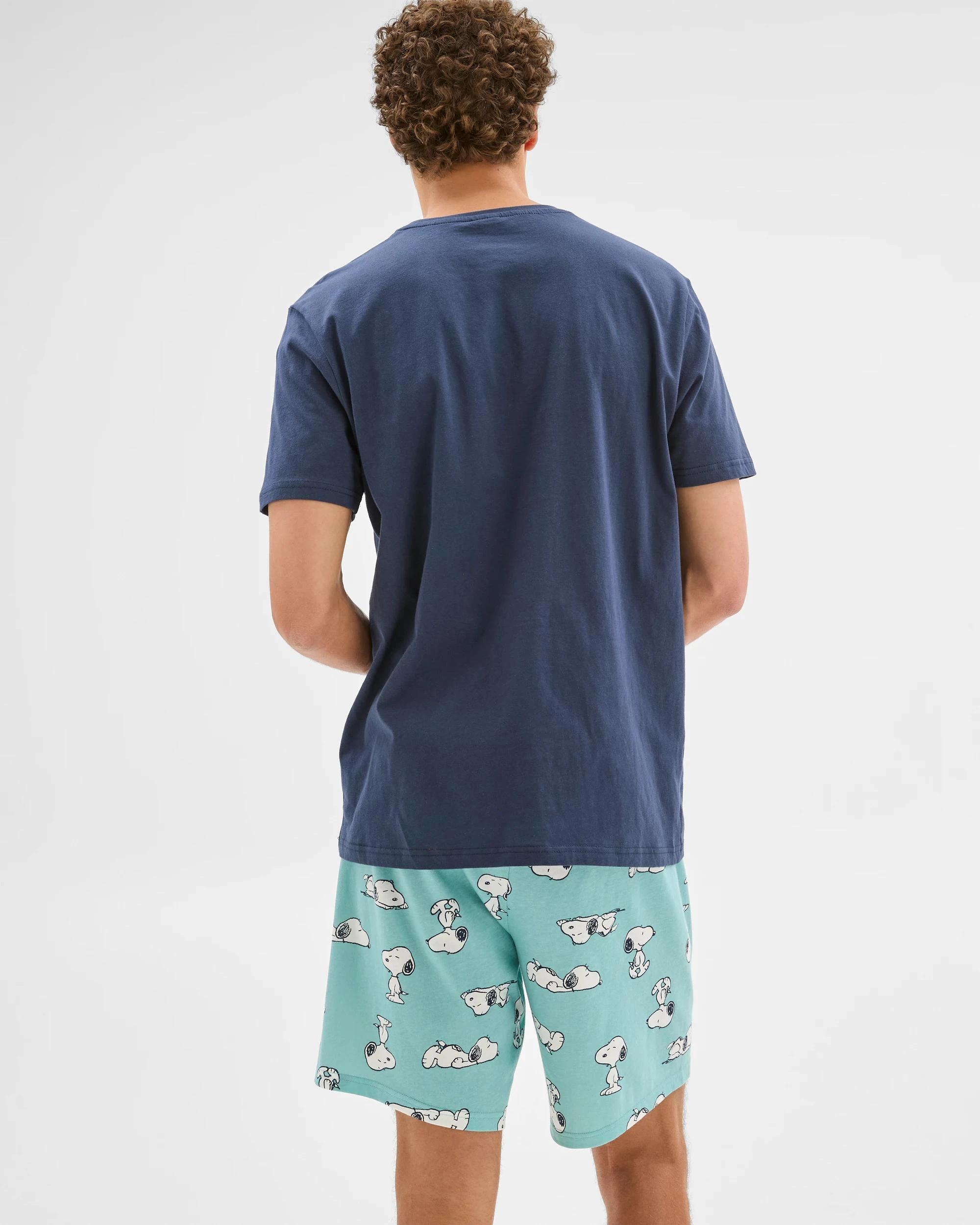 5 Peanuts Snoopy Australian Cotton Mens Short Pyjama Set SNOOPY, 5 of 6