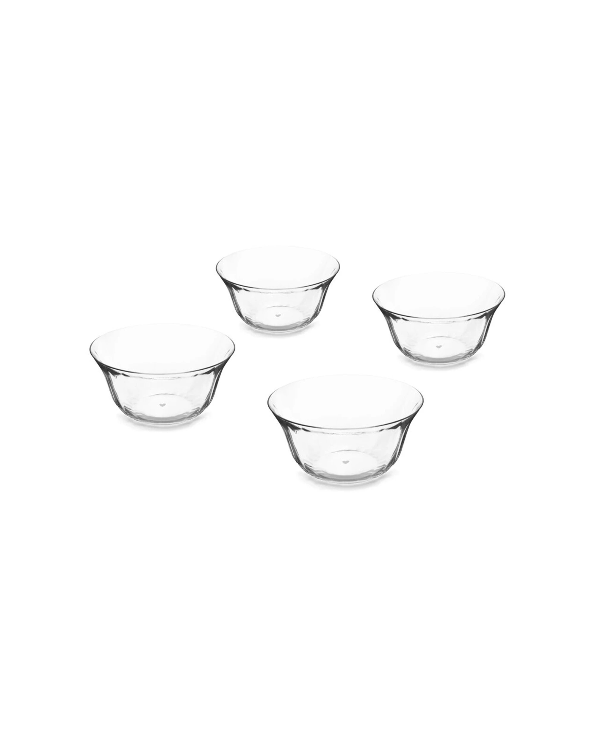 5 Jamie Oliver 8pc Big Love Dreamy Fluted-Glass Dessert Dishes 14cm Glass Bowl - Clear, 5 of 8