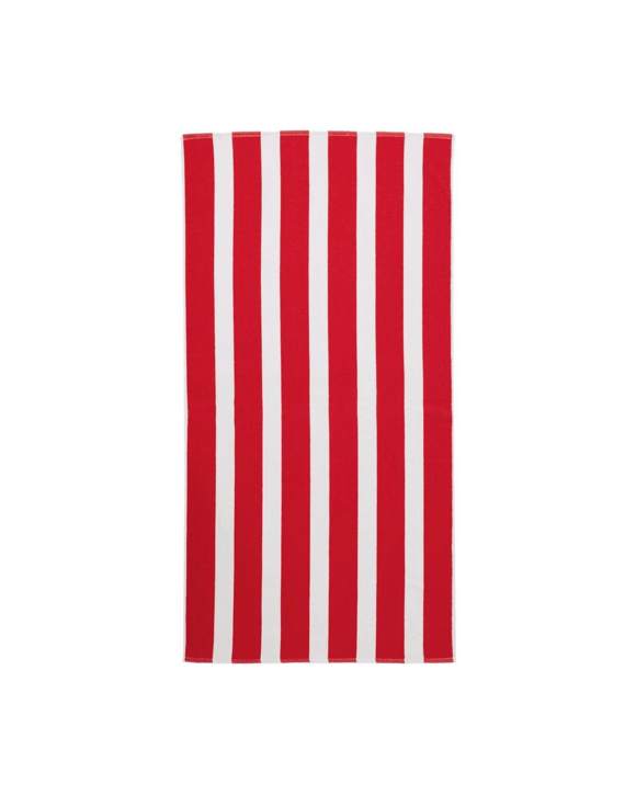 Stripe Beach Towel - Red